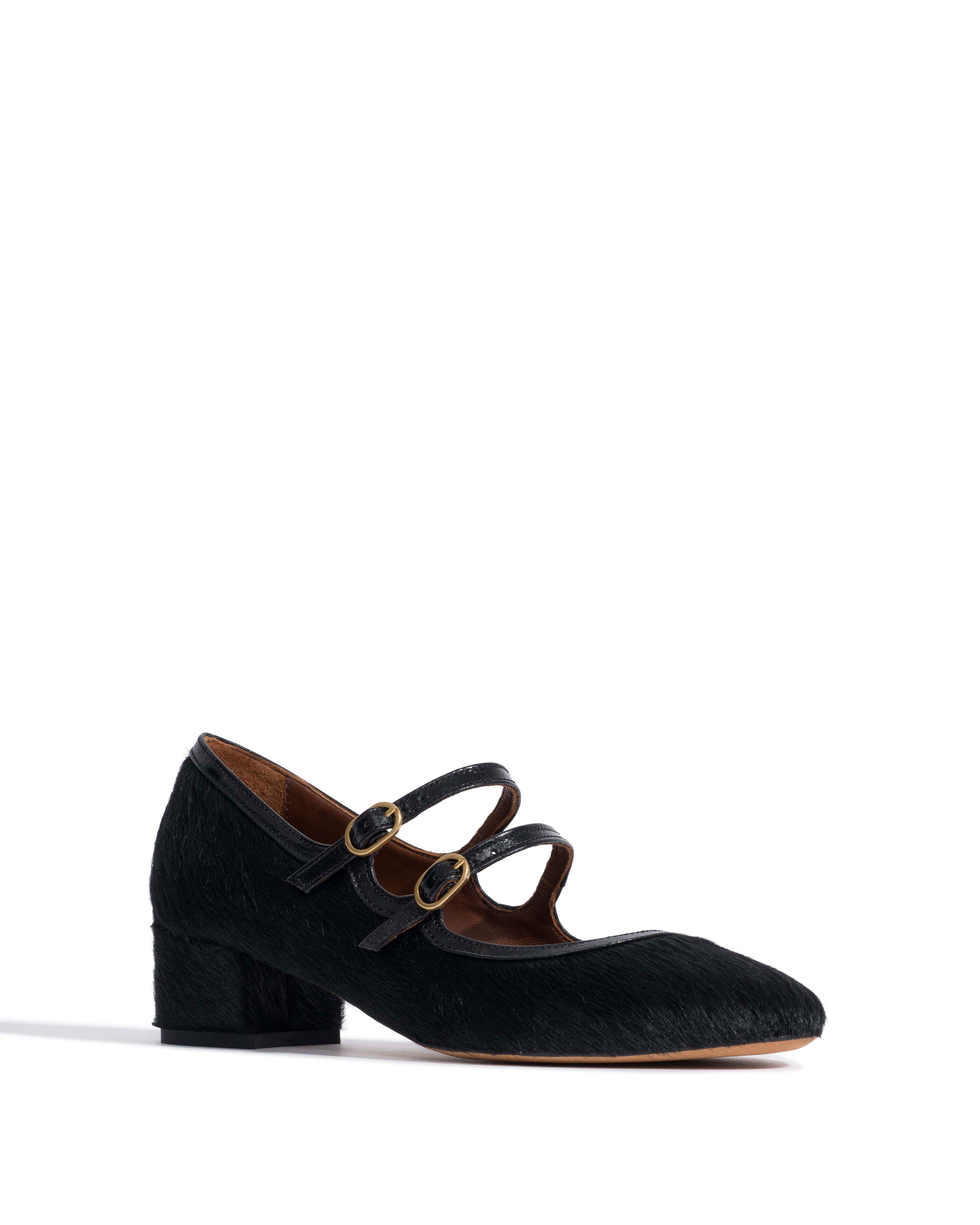 Balie 40 Calf hair Black - Image 2