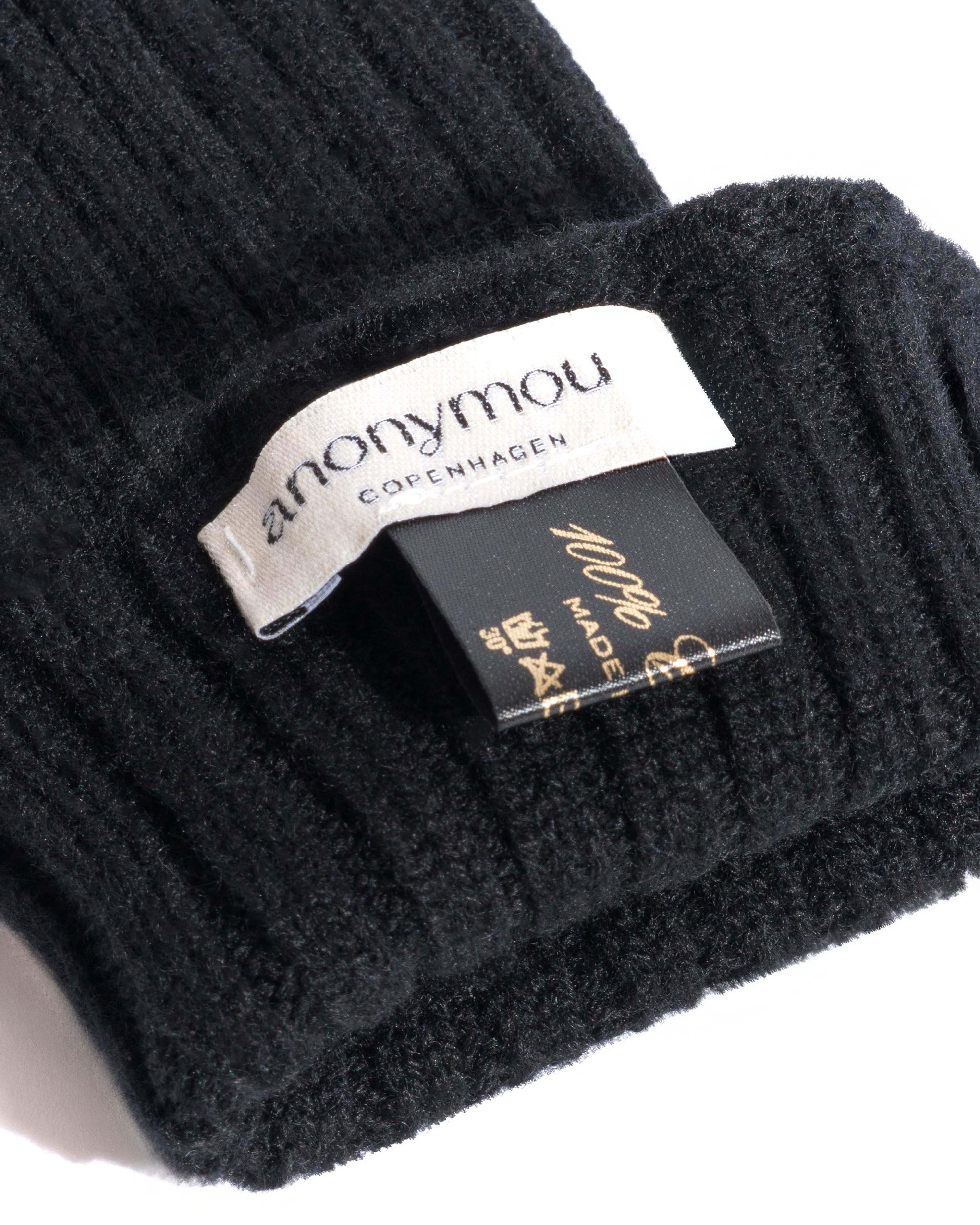 Bianca cashmere gloves 100% cashmere Black - Image 5