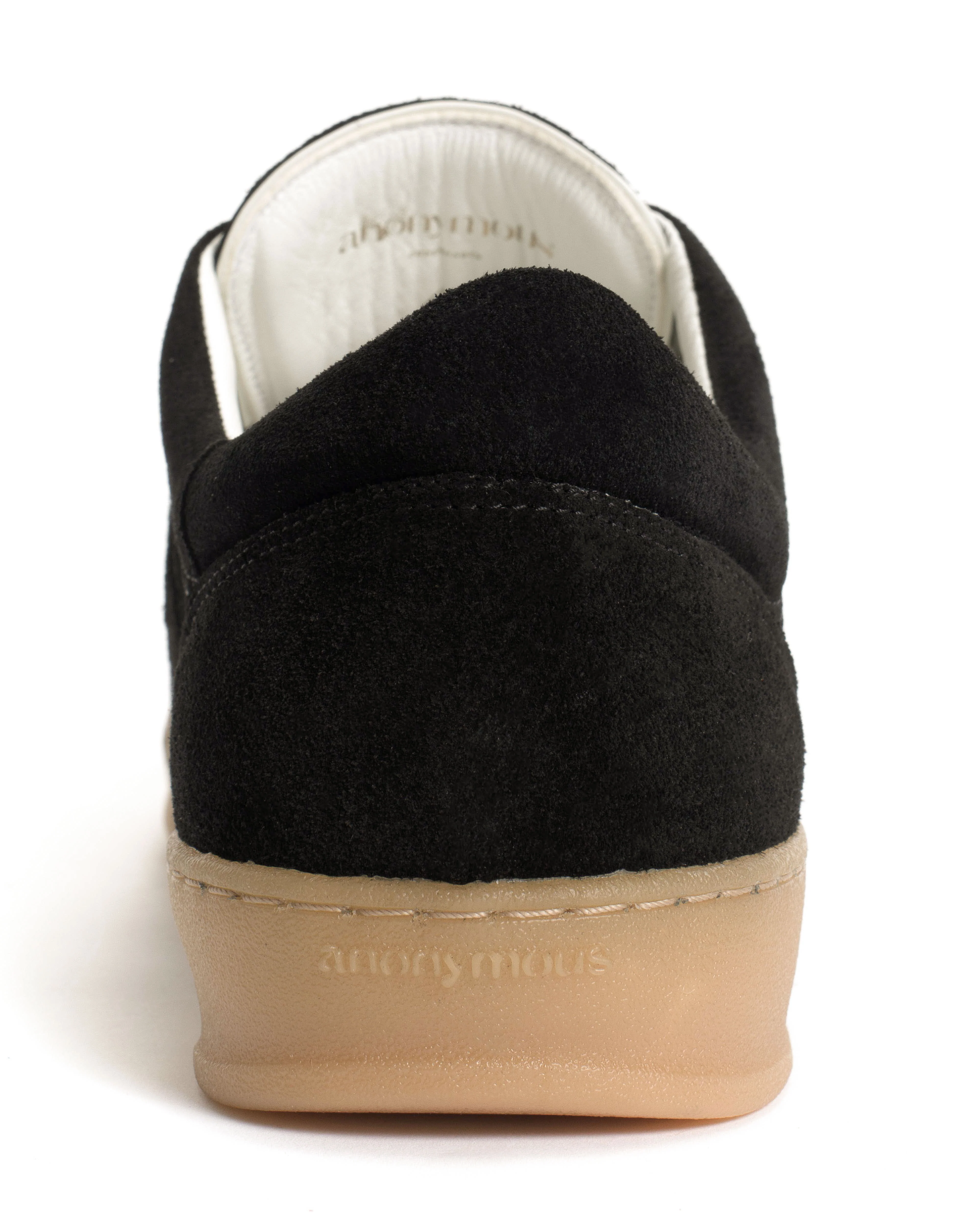 Blaire Calf suede & polished soft calf Black & white sand - Image 8