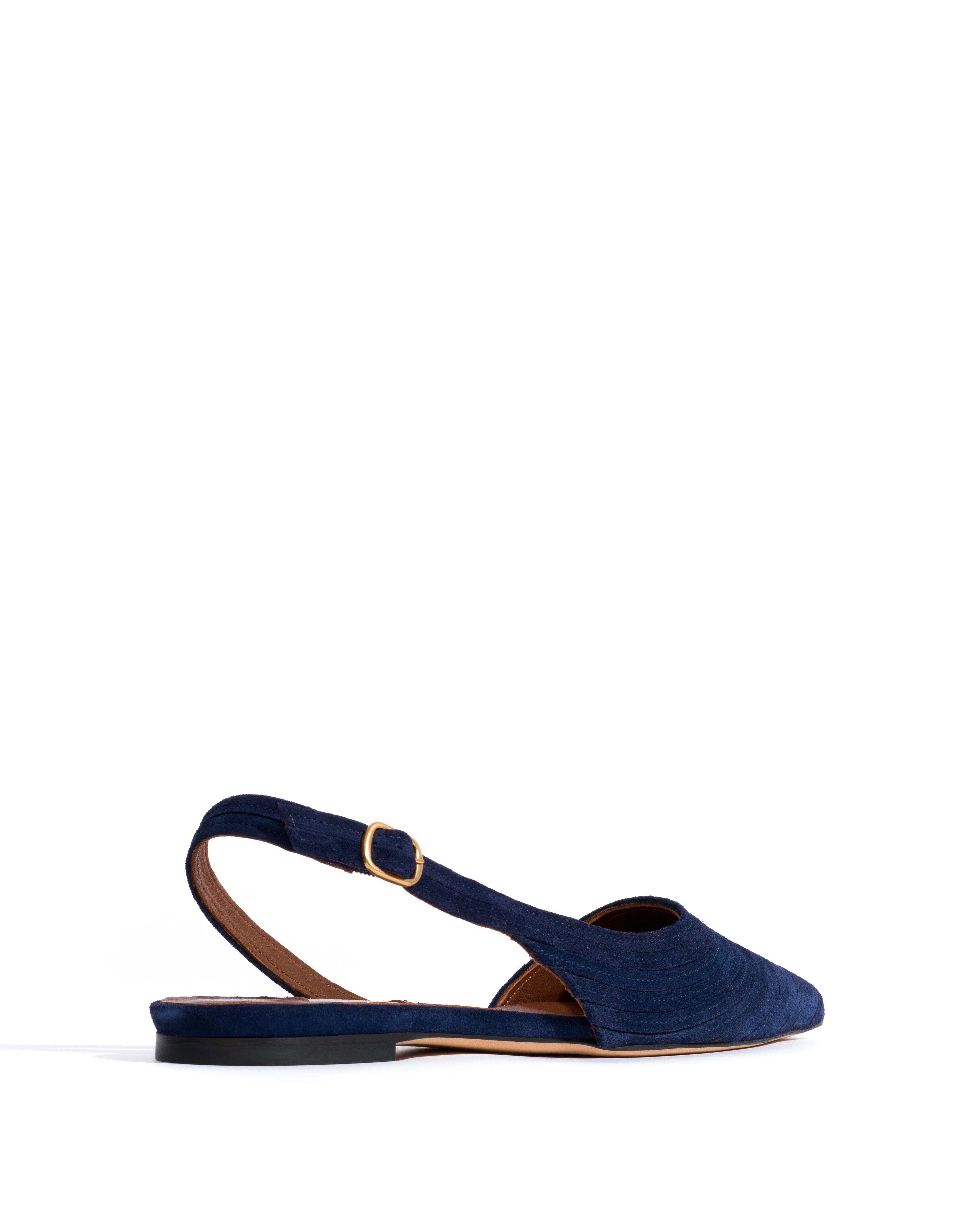 Carla 10 Calf suede Ink blue - Image 3