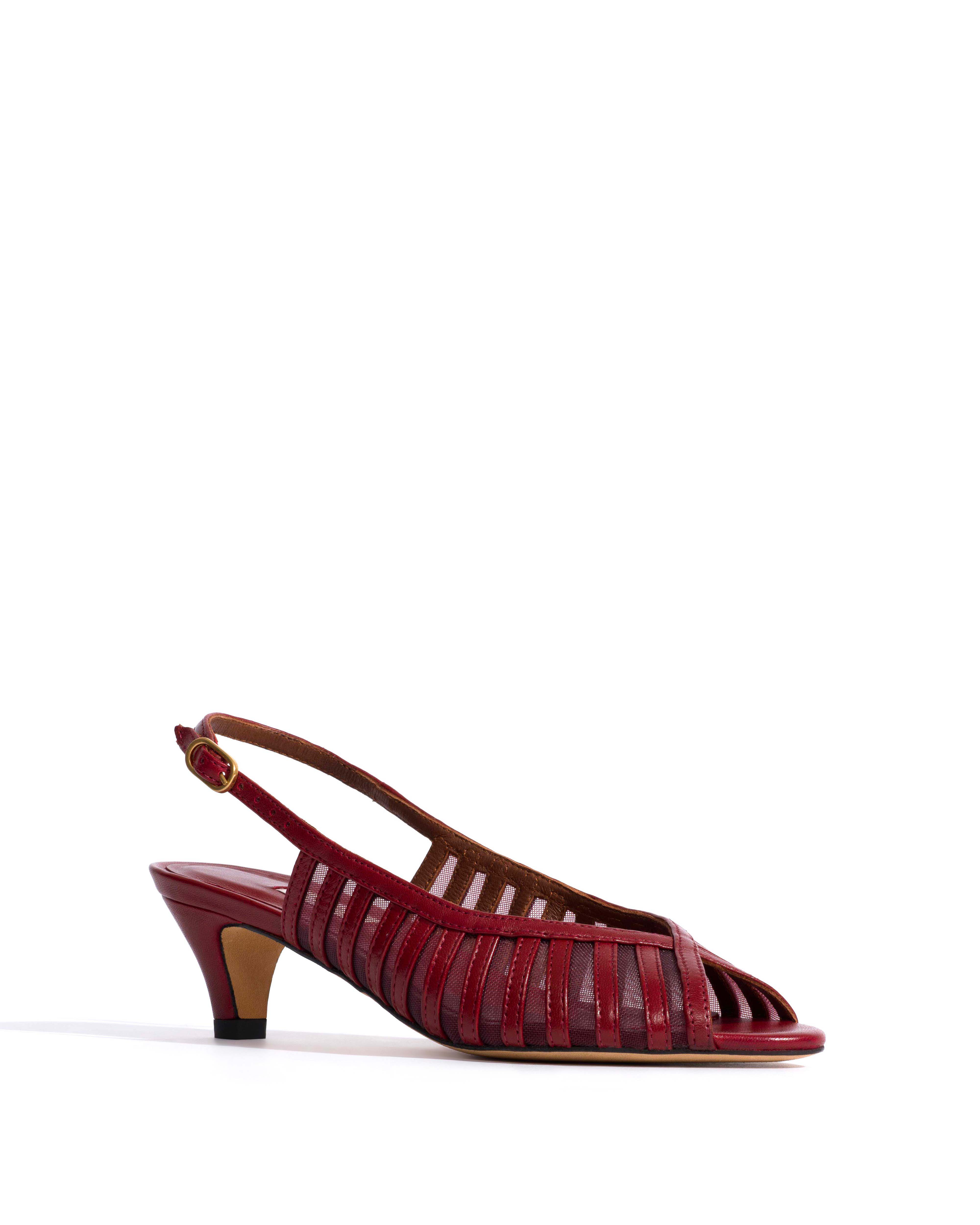 Carminho 40 mesh Shiny lamb & mesh Pomegranate - Image 2