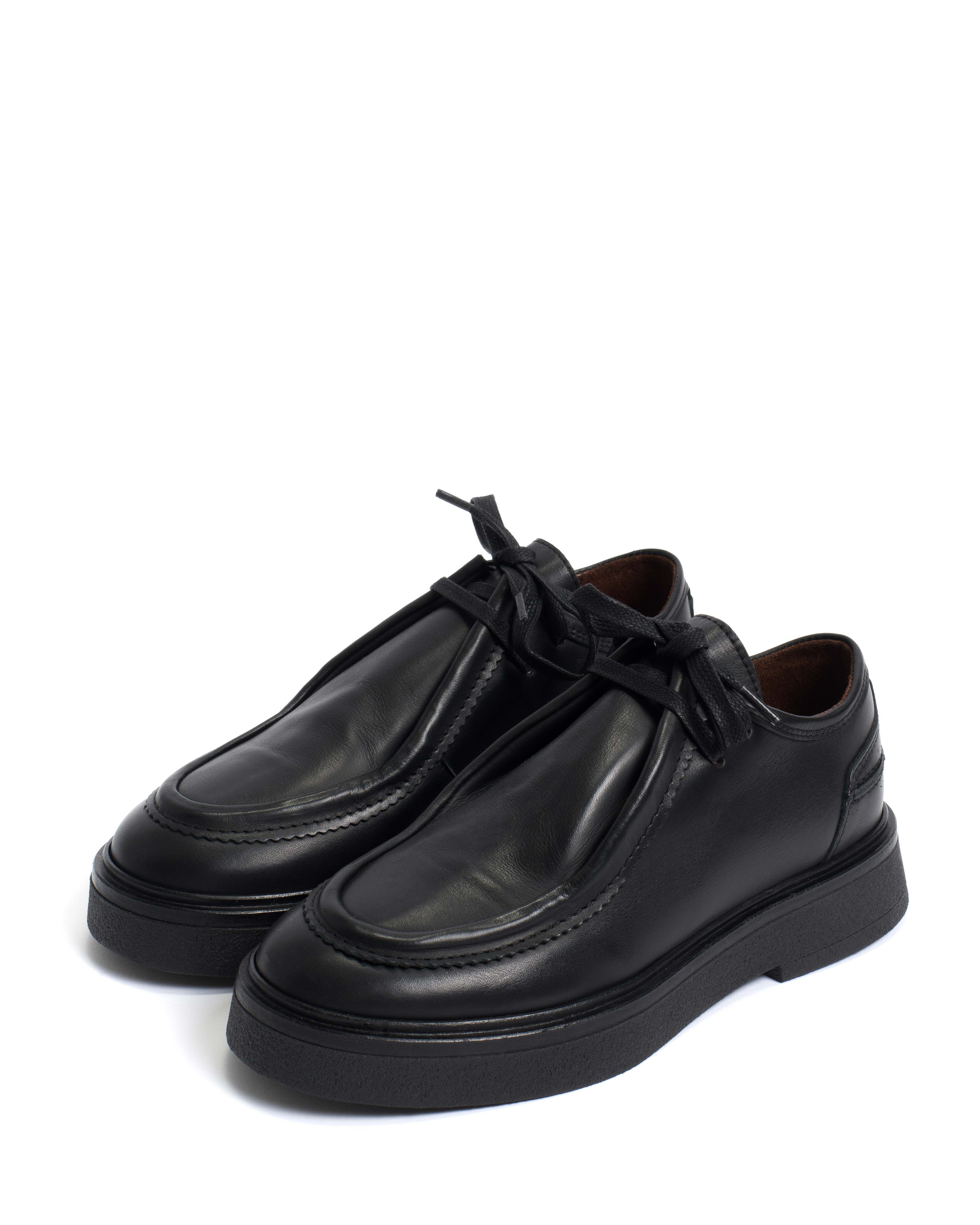Chez flats Soft calf Black & Black - Image 2