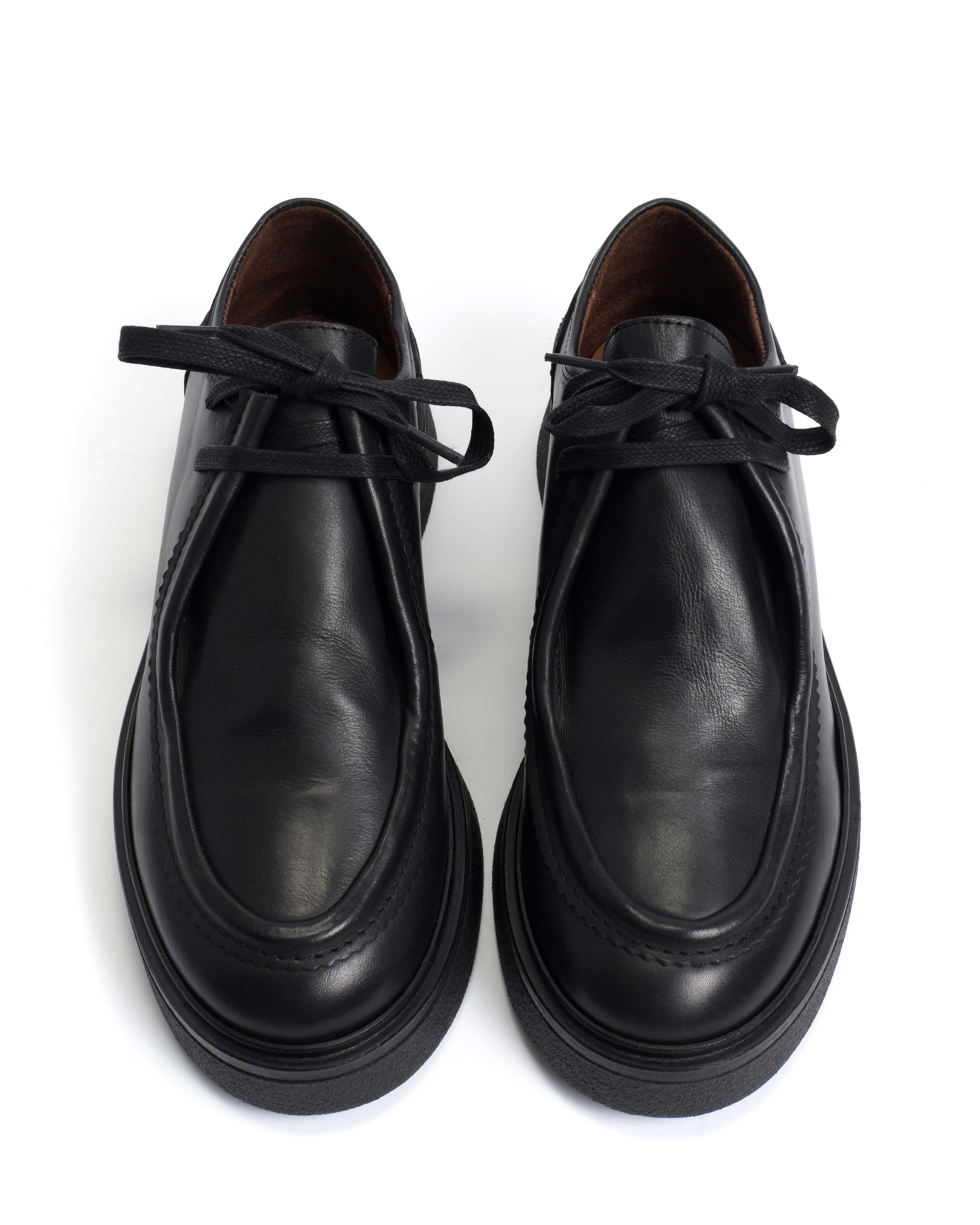 Chez flats Soft calf Black & Black - Image 4