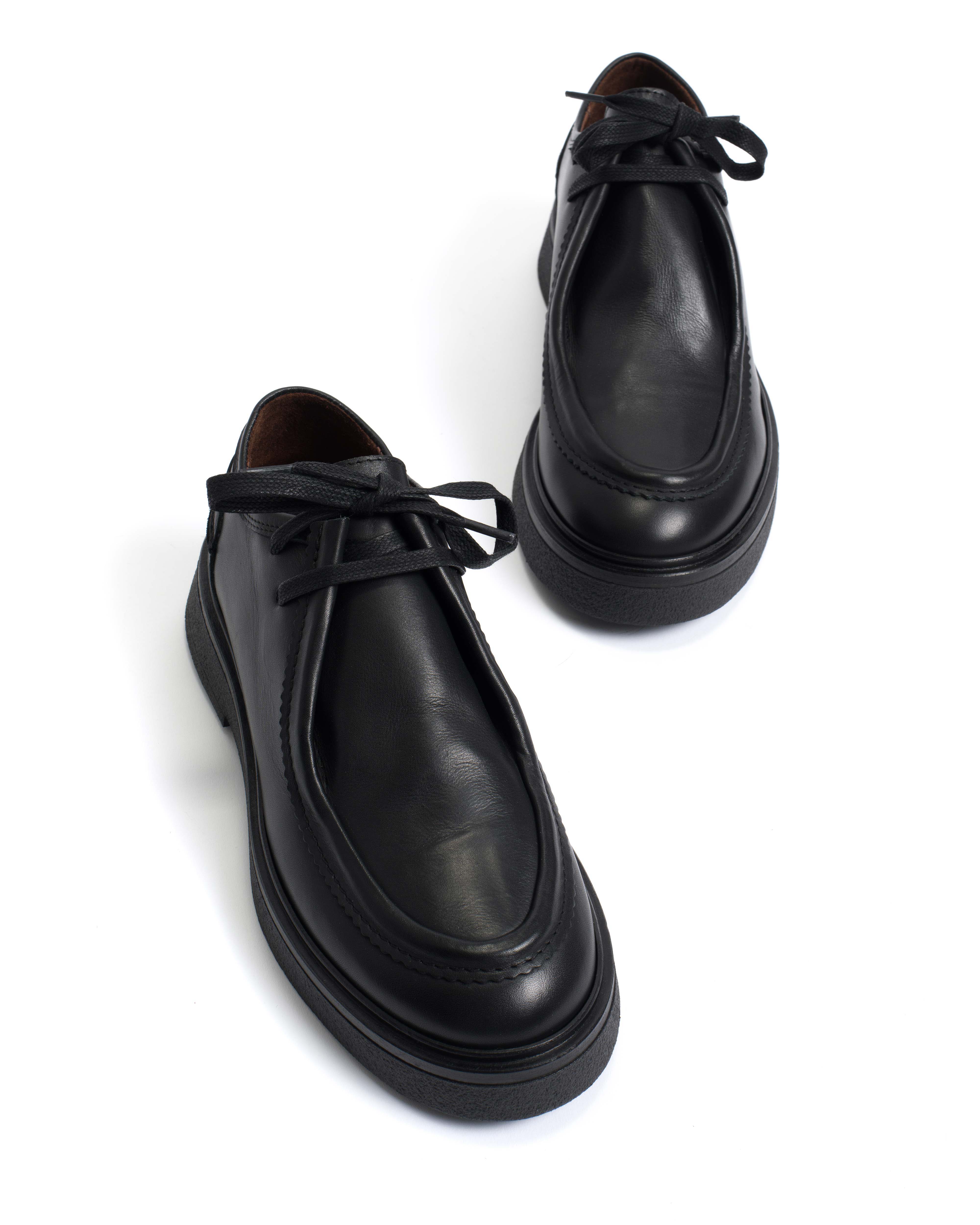 Chez flats Soft calf Black & Black - Image 6