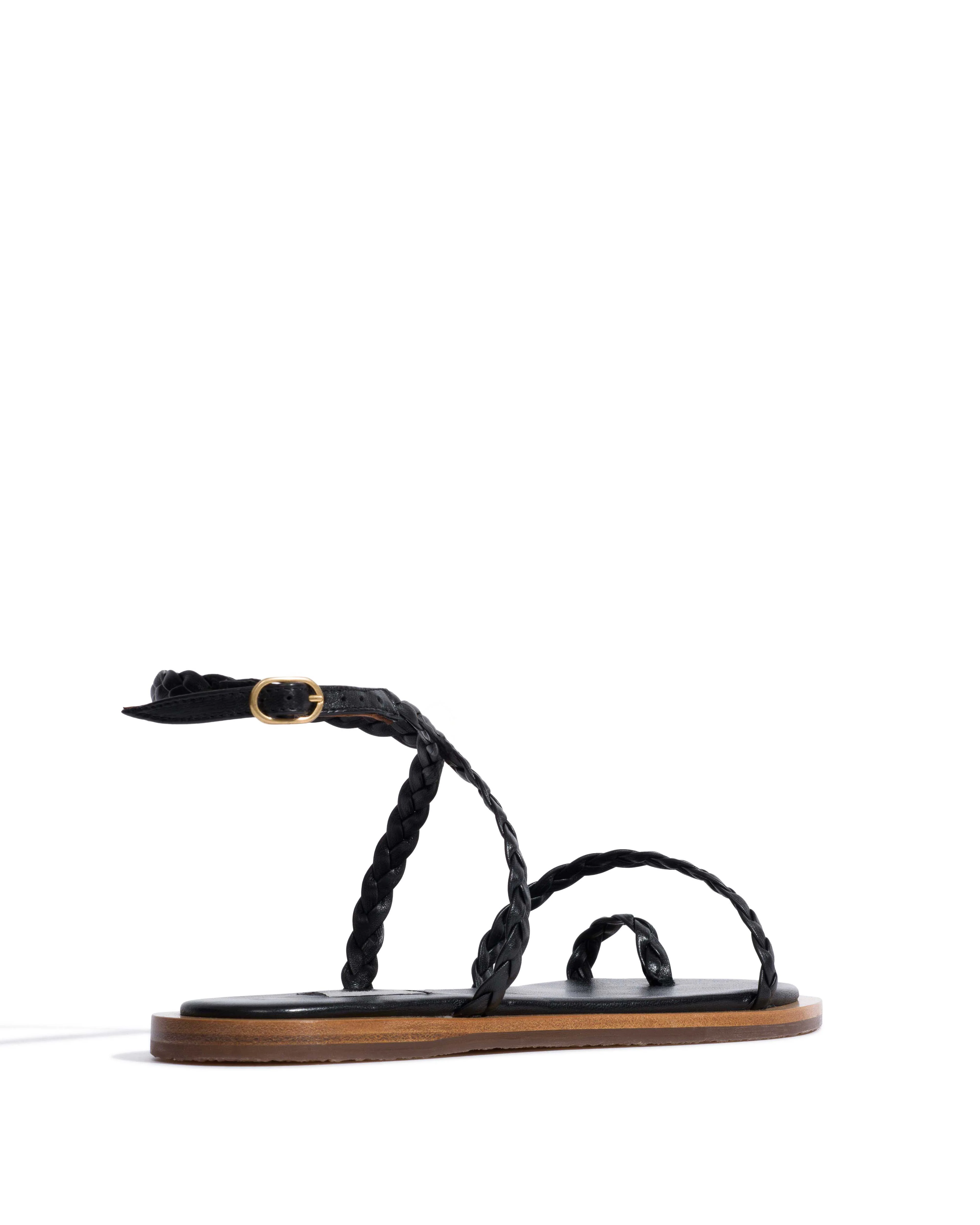 Cinca 10 hand-braided Hand-braided leather Black - Image 3