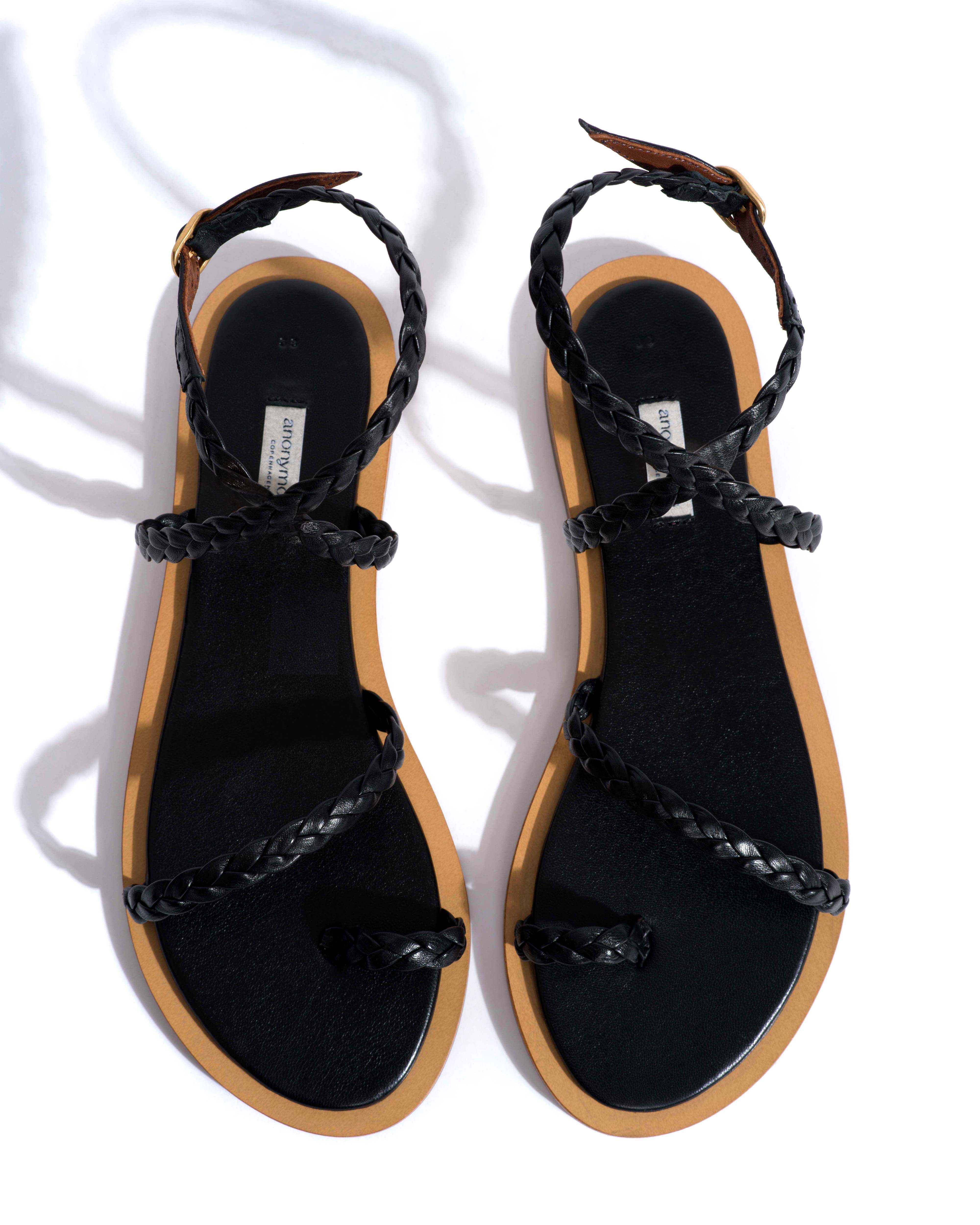 Cinca 10 hand-braided Hand-braided leather Black - Image 4
