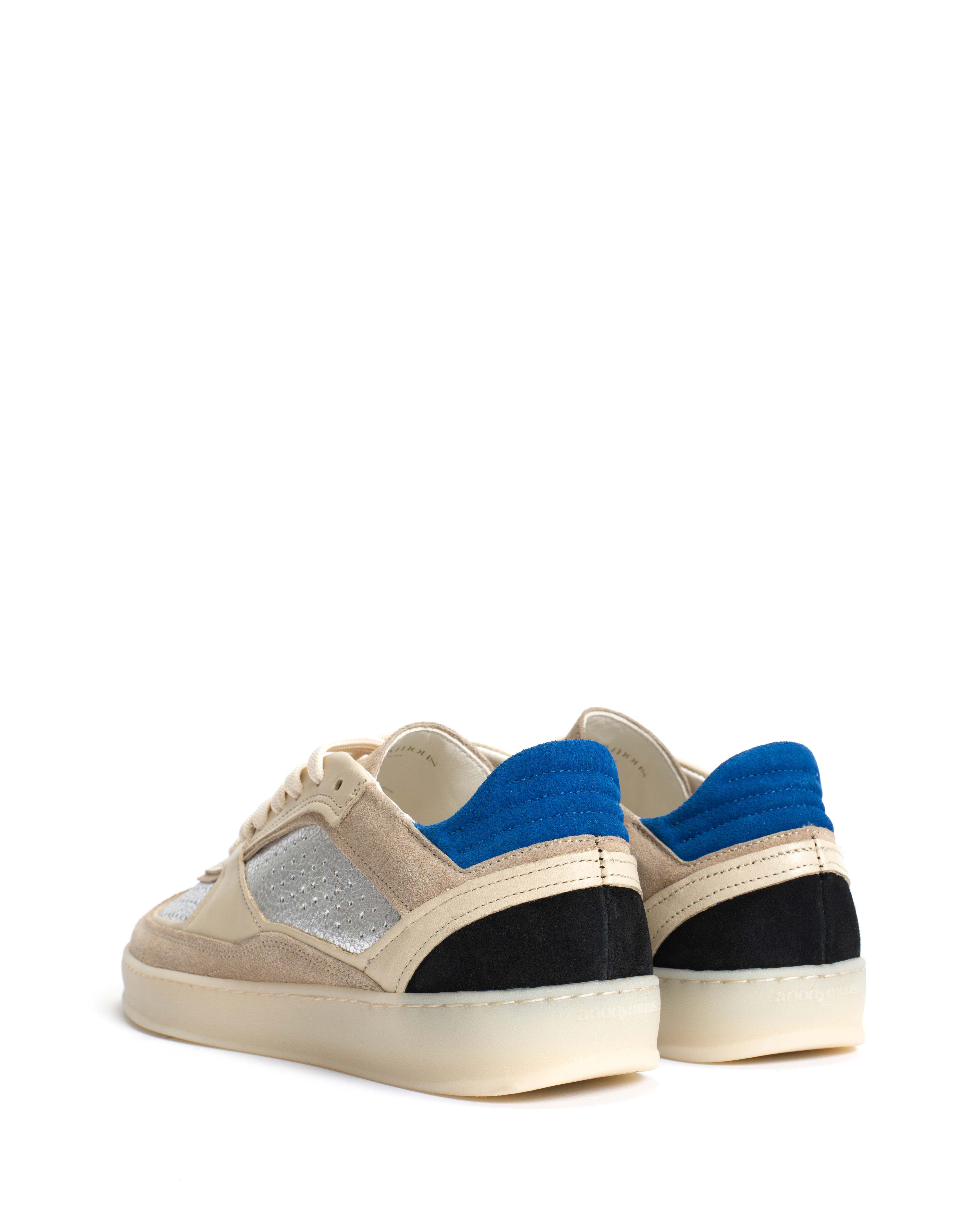 Dabbie Calf suede & mix White sand & silver mix - Image 4