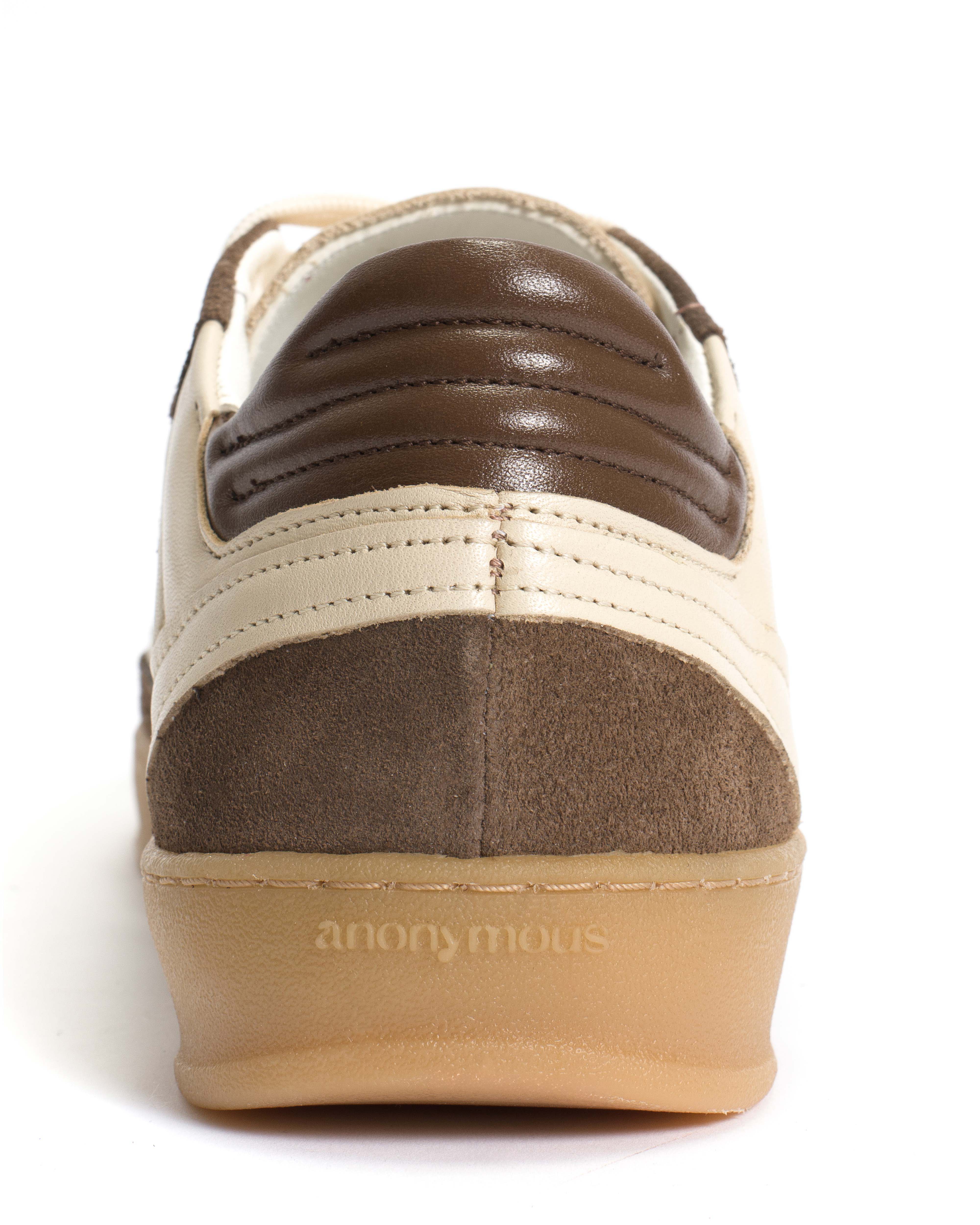 Dabbie Calf suede & soft calf dual & tri color Dark taupe & white sand & dark taupe - Image 8
