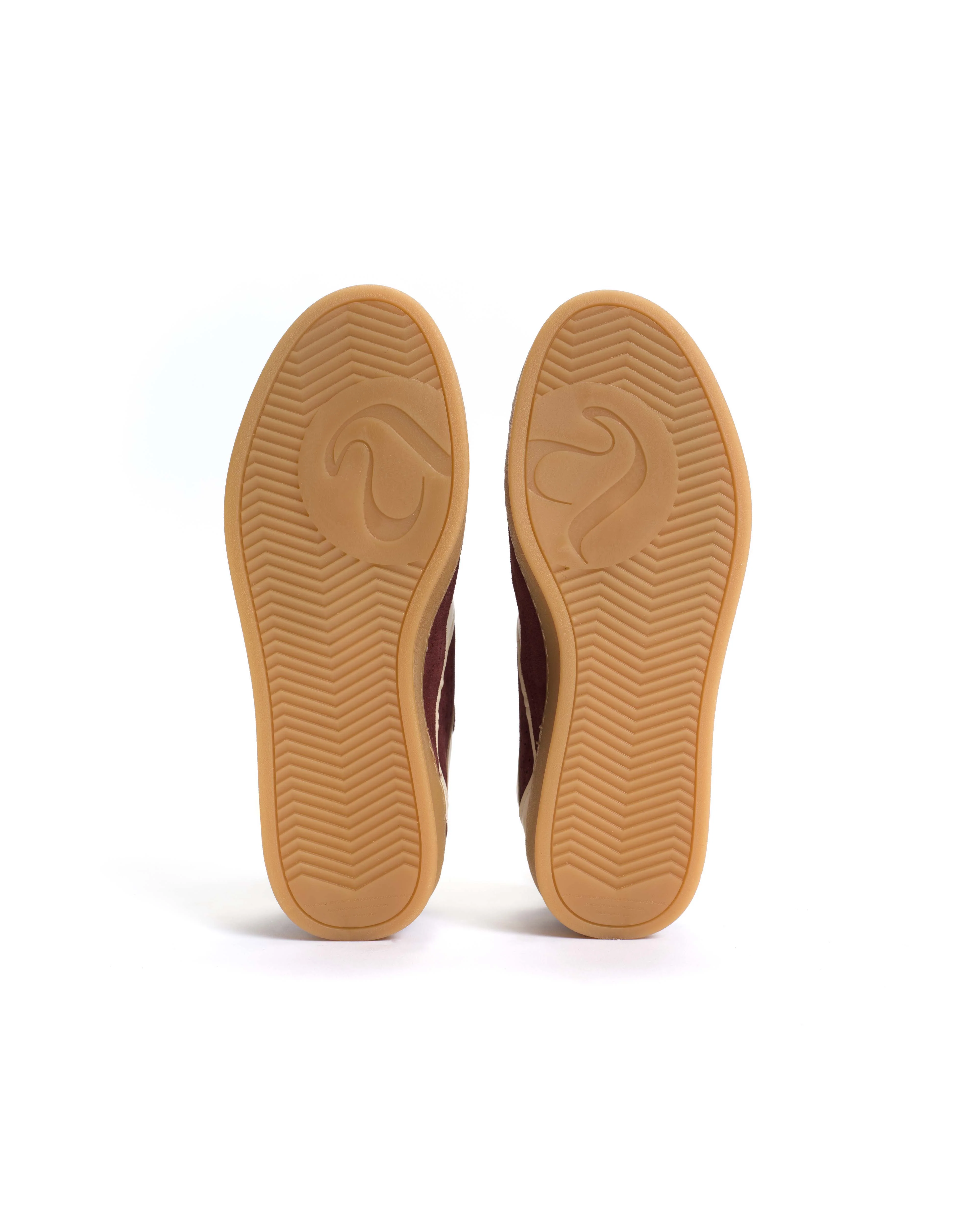 Dabbie Calf suede & soft calf dual & tri color Pomegranate & white sand & pomegranate - Image 7