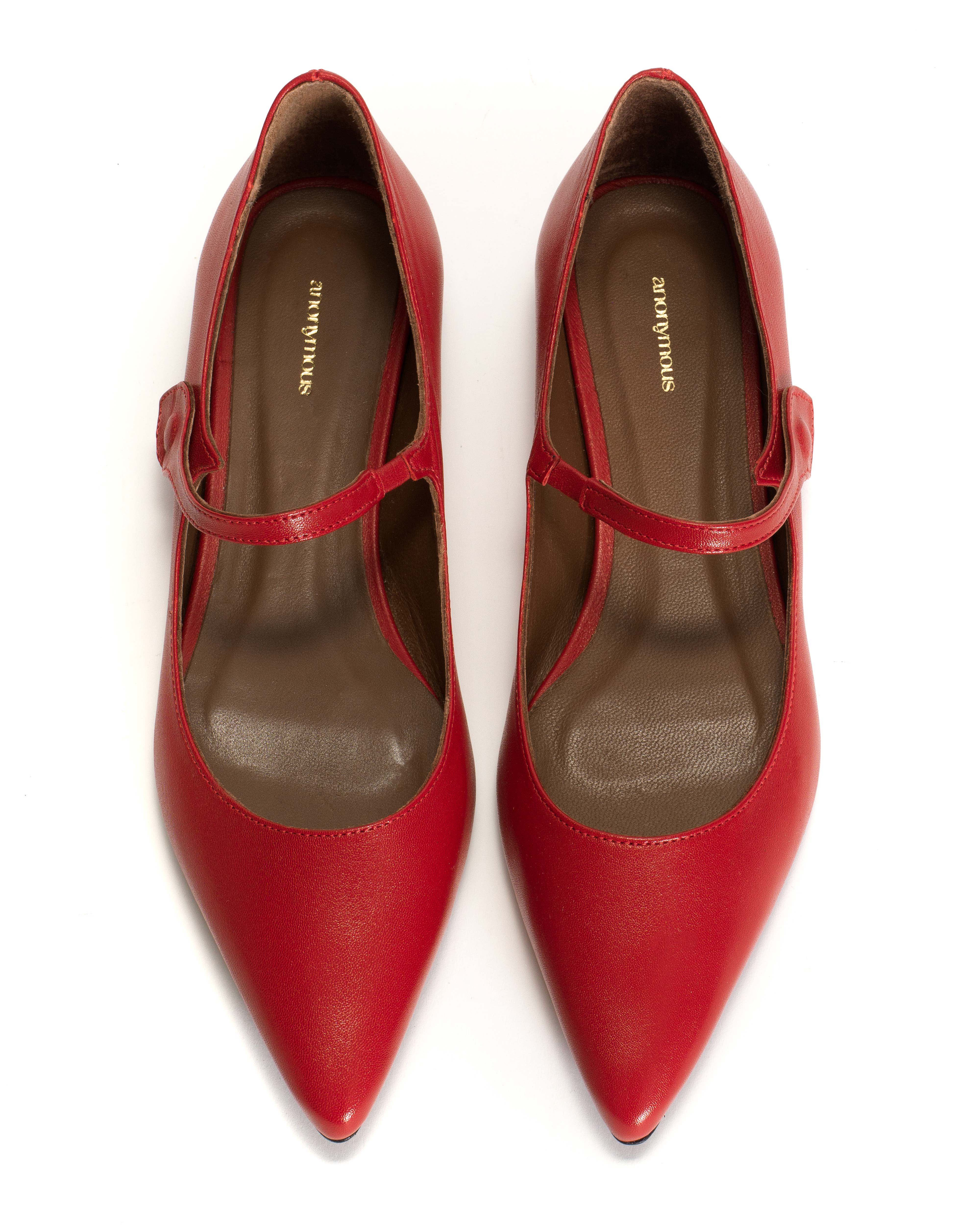 Fifi Shiny lamb Ruby red - Image 3