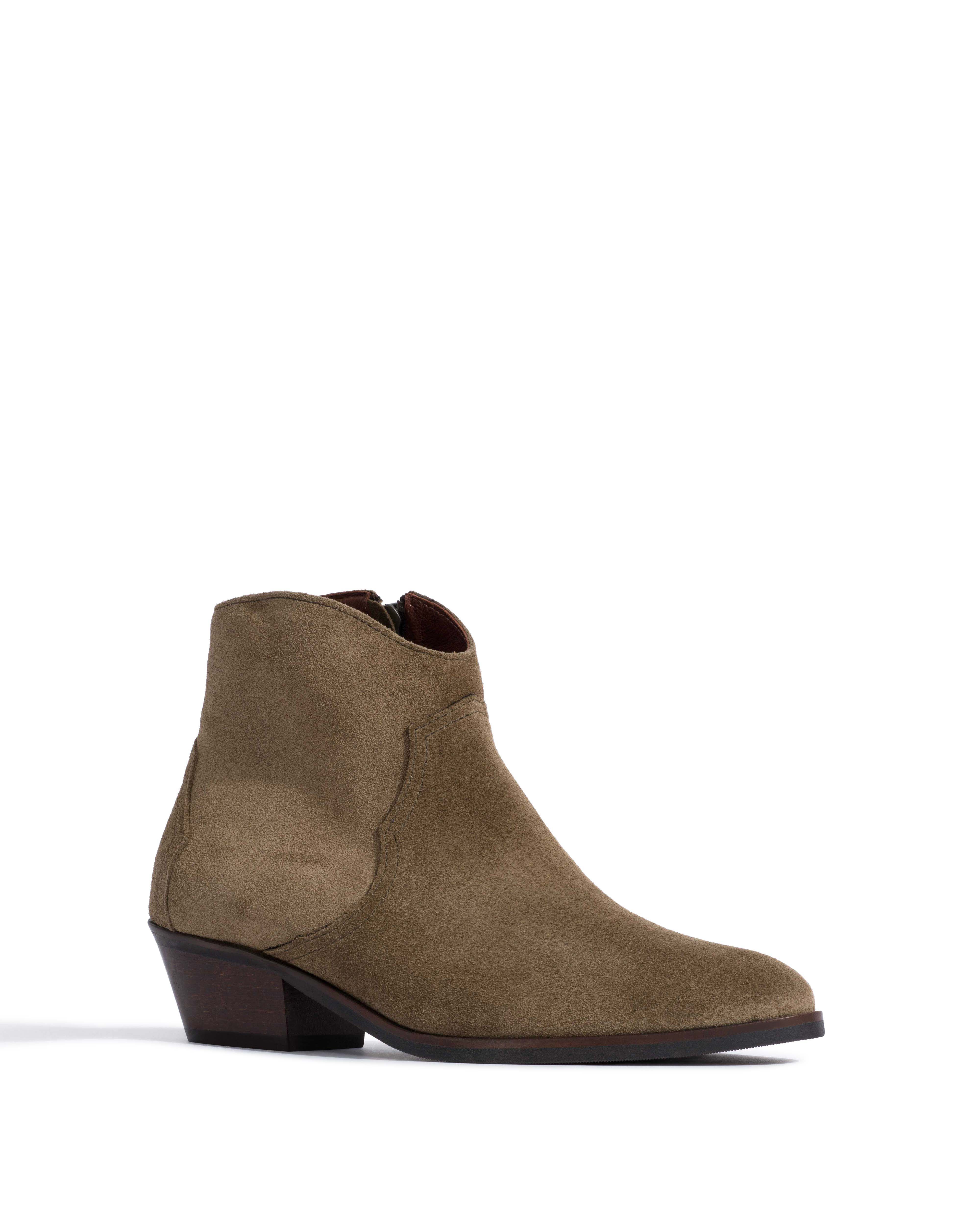 Fiona 35 Calf suede Dried olive - Image 2
