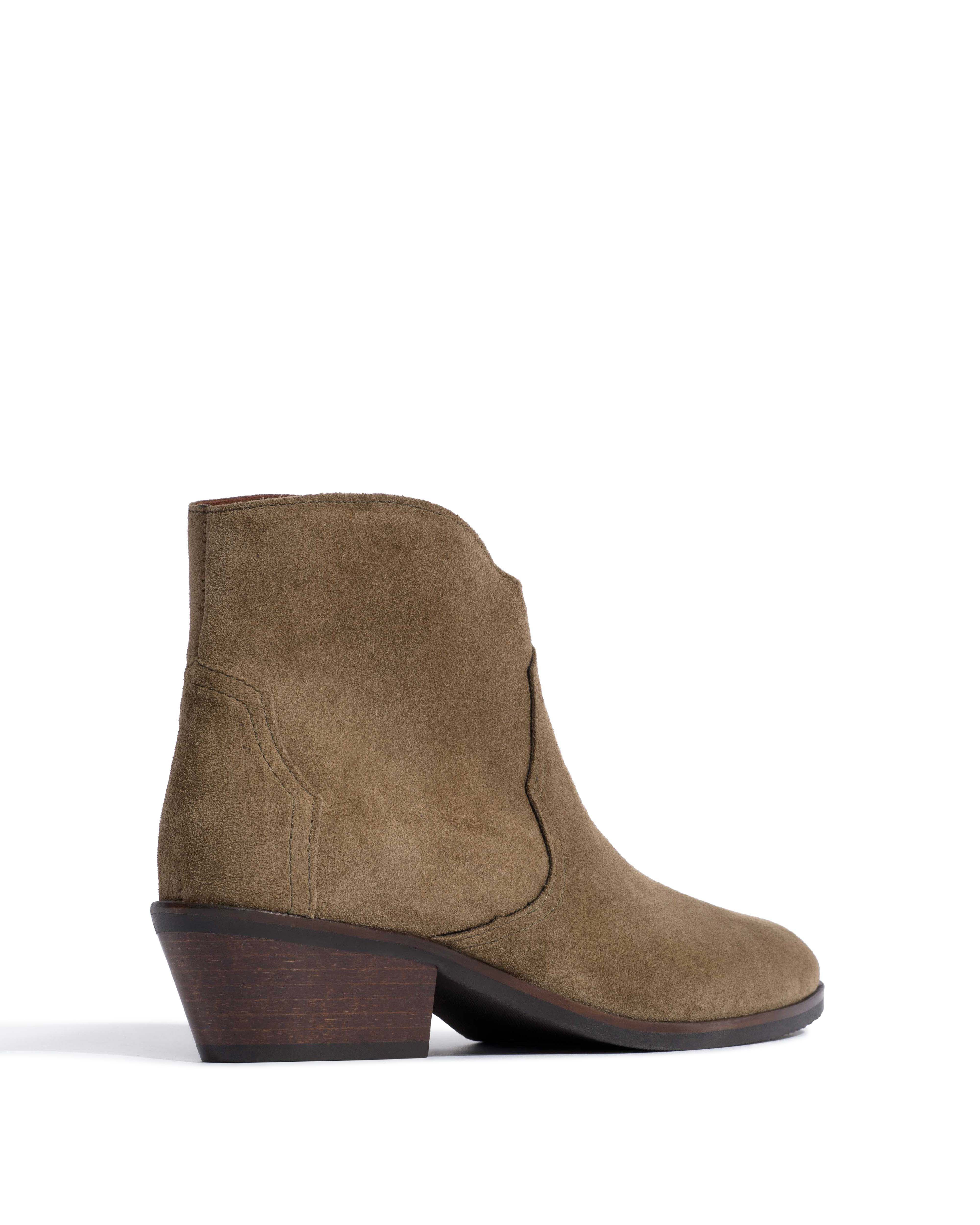 Fiona 35 Calf suede Dried olive - Image 3