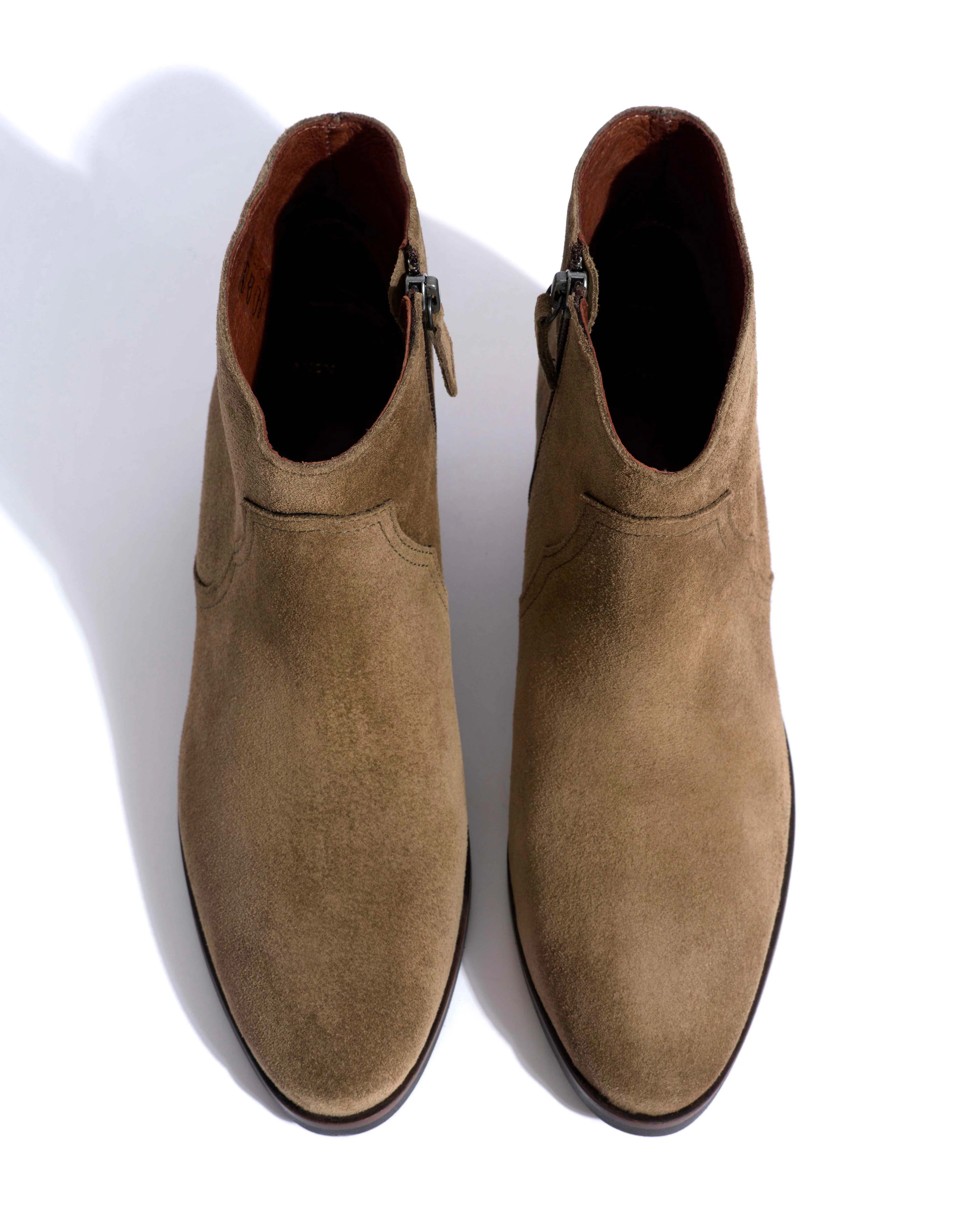 Fiona 35 Calf suede Dried olive - Image 4