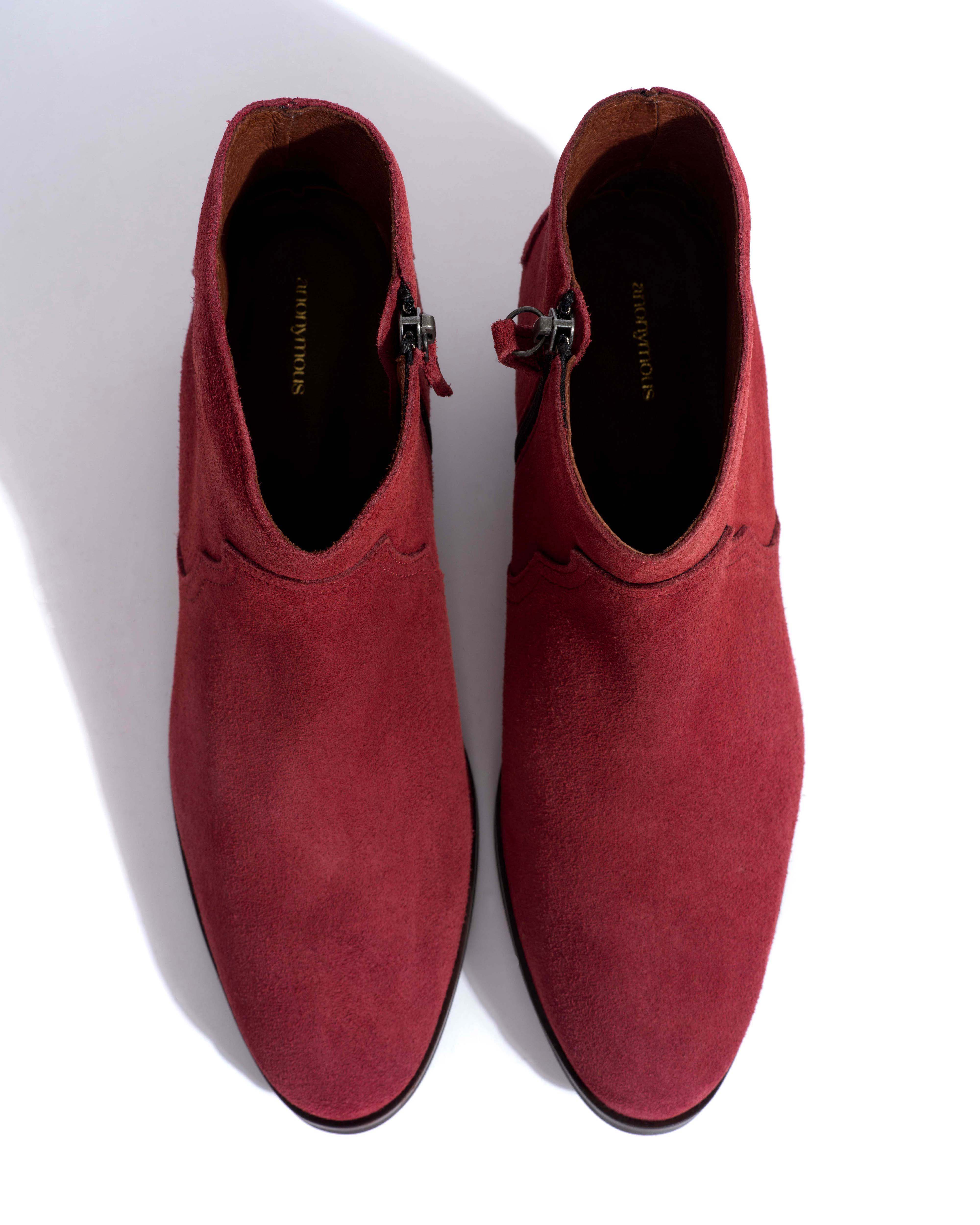 Fiona 35 Calf suede Pomegranate - Image 4