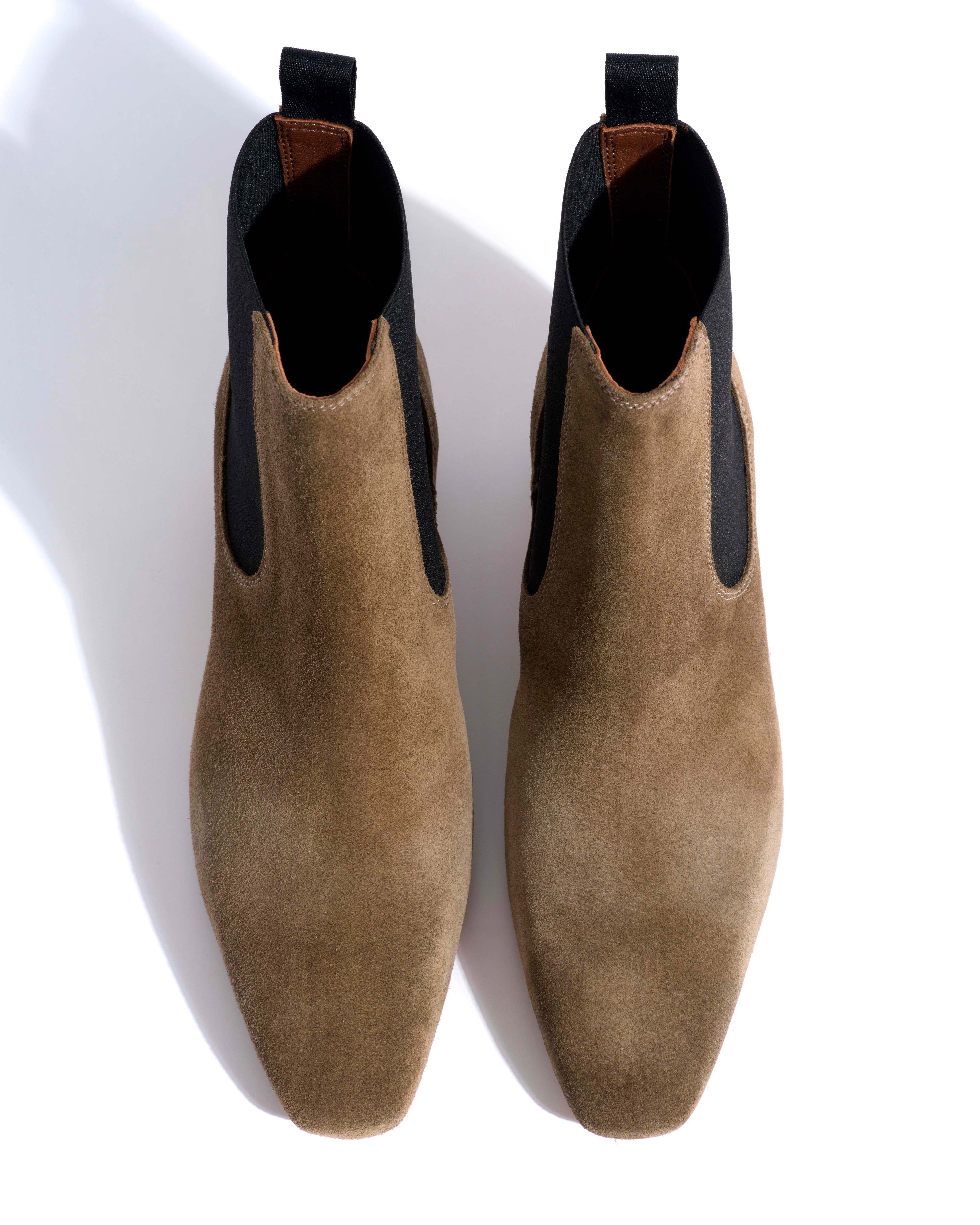 Gaby 40 Calf suede Dried olive - Image 4