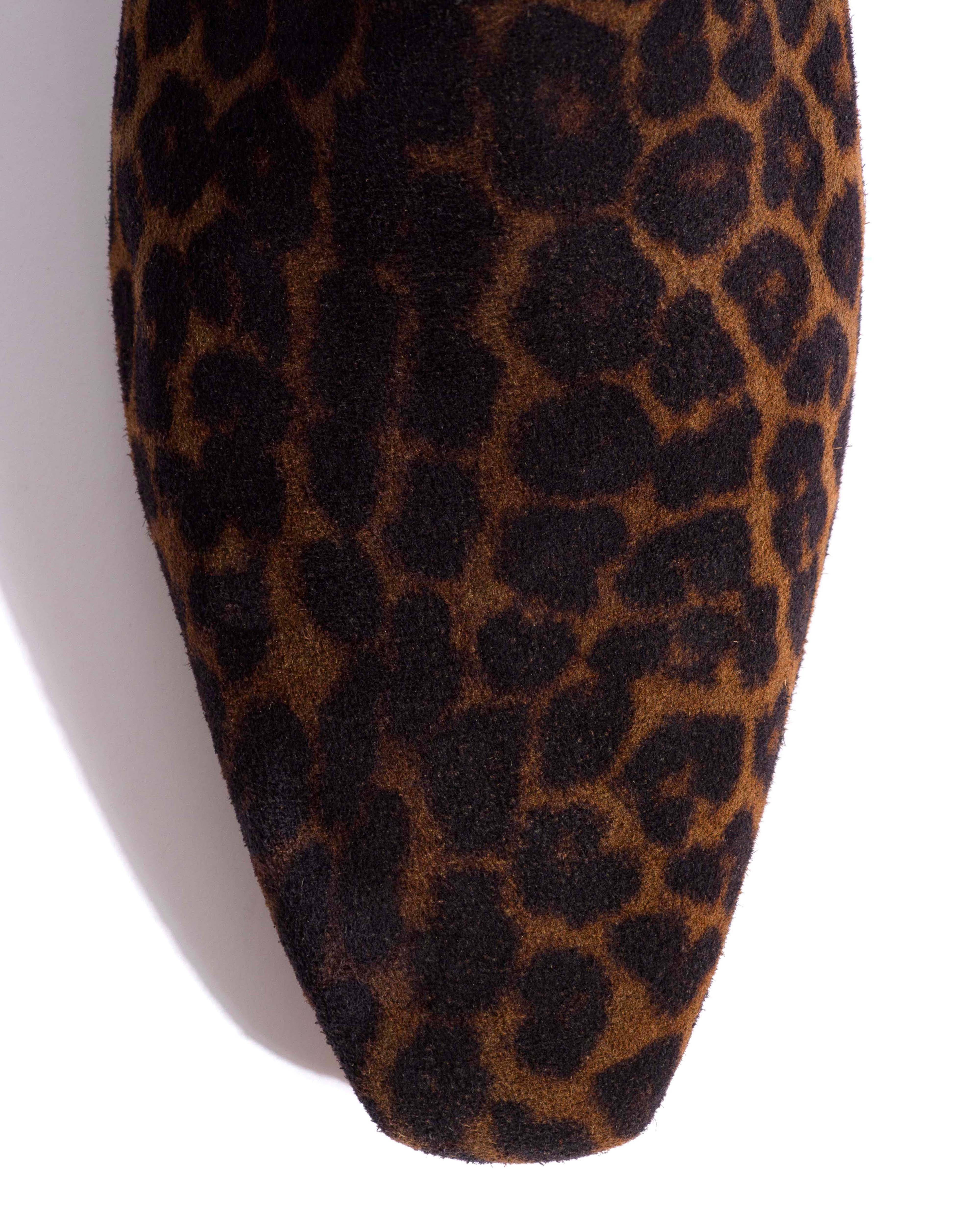 Gaby 40 Calf suede print Leopard - Image 5