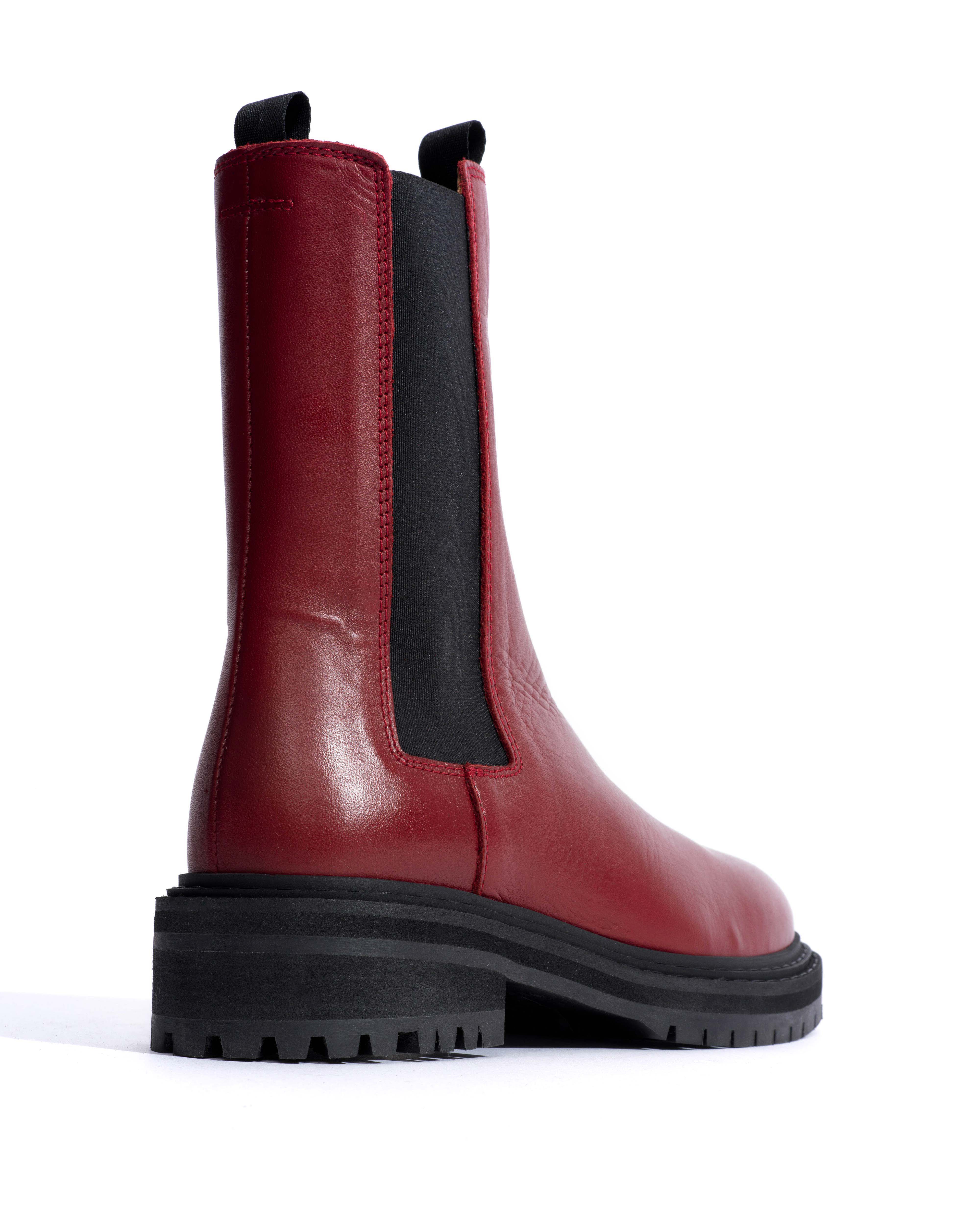 Haily high cut Soft calf Pomegranate - Image 3