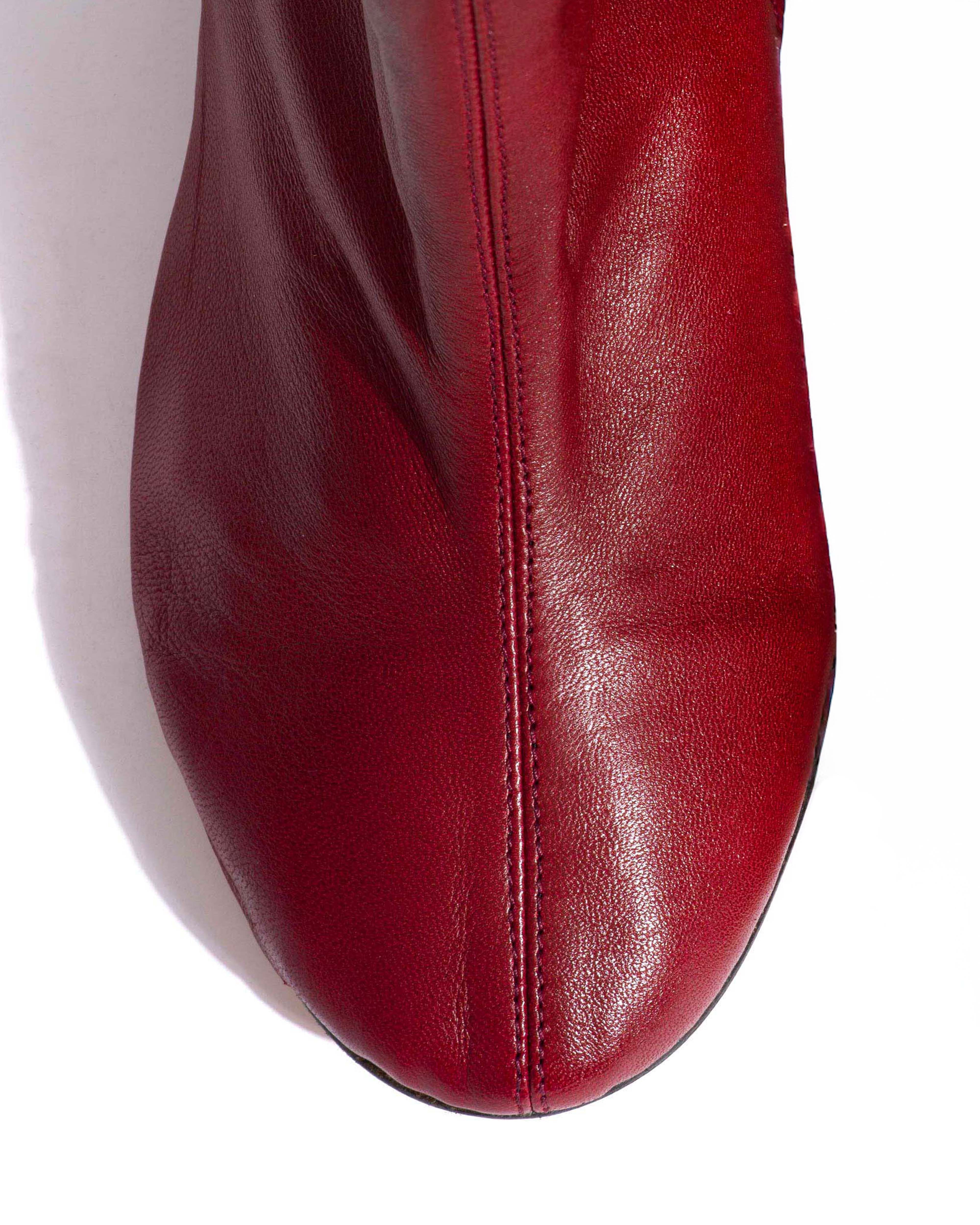 Hanny 40 stacked stretch Silky lamb Pomegranate - Image 5