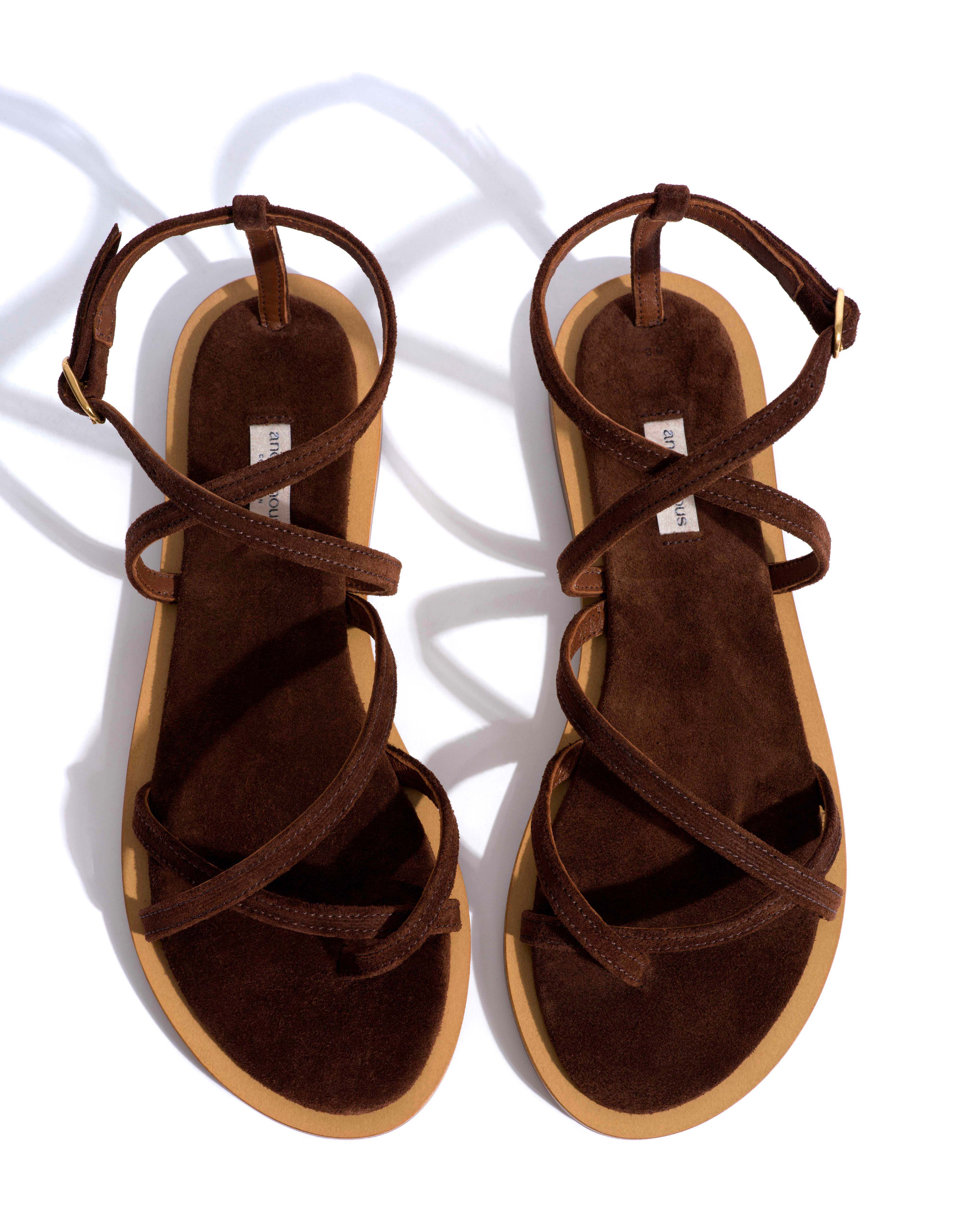 Isah 10 Calf suede Chocolate - Image 4