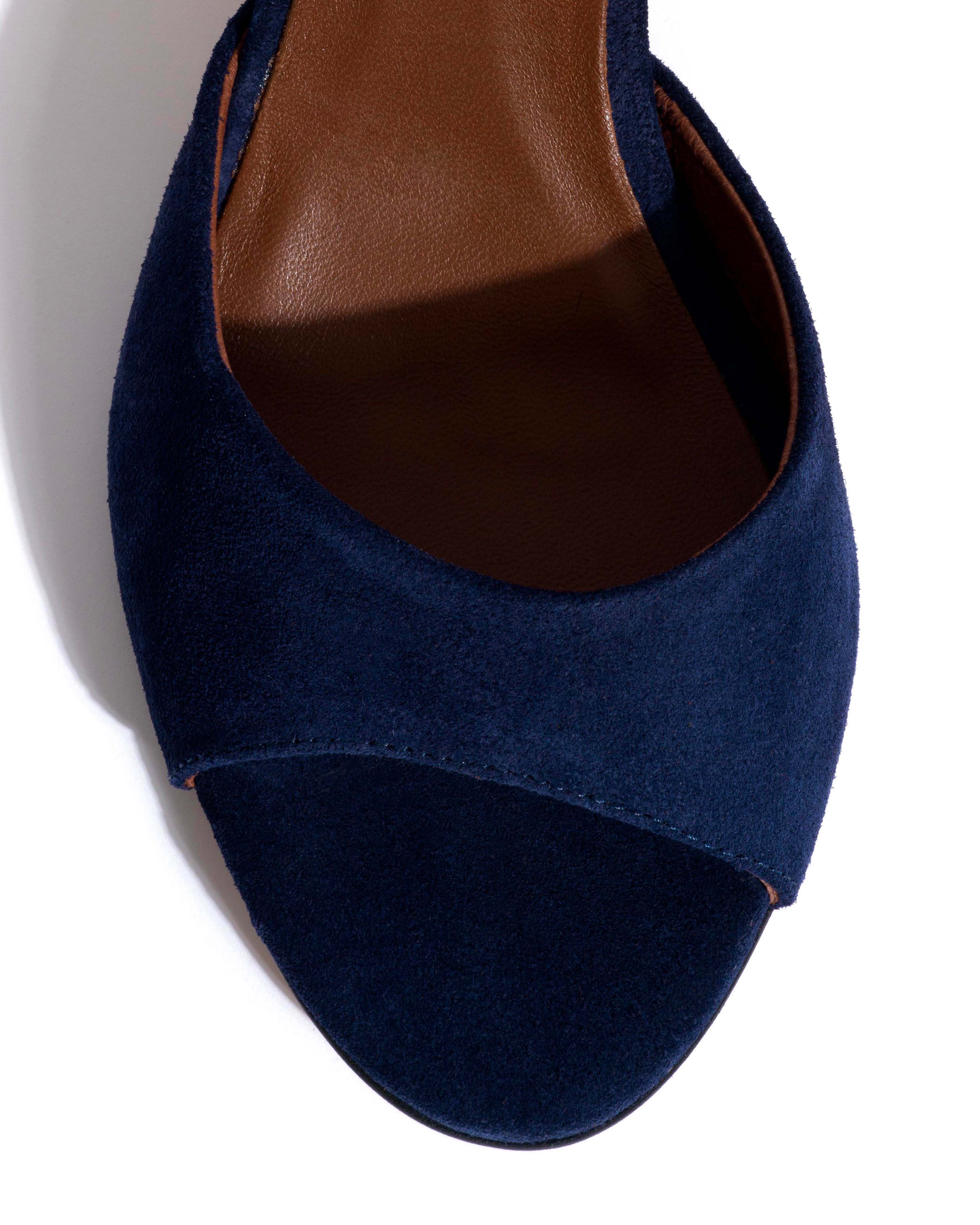 Jolie 55 Calf suede Ink blue - Image 5