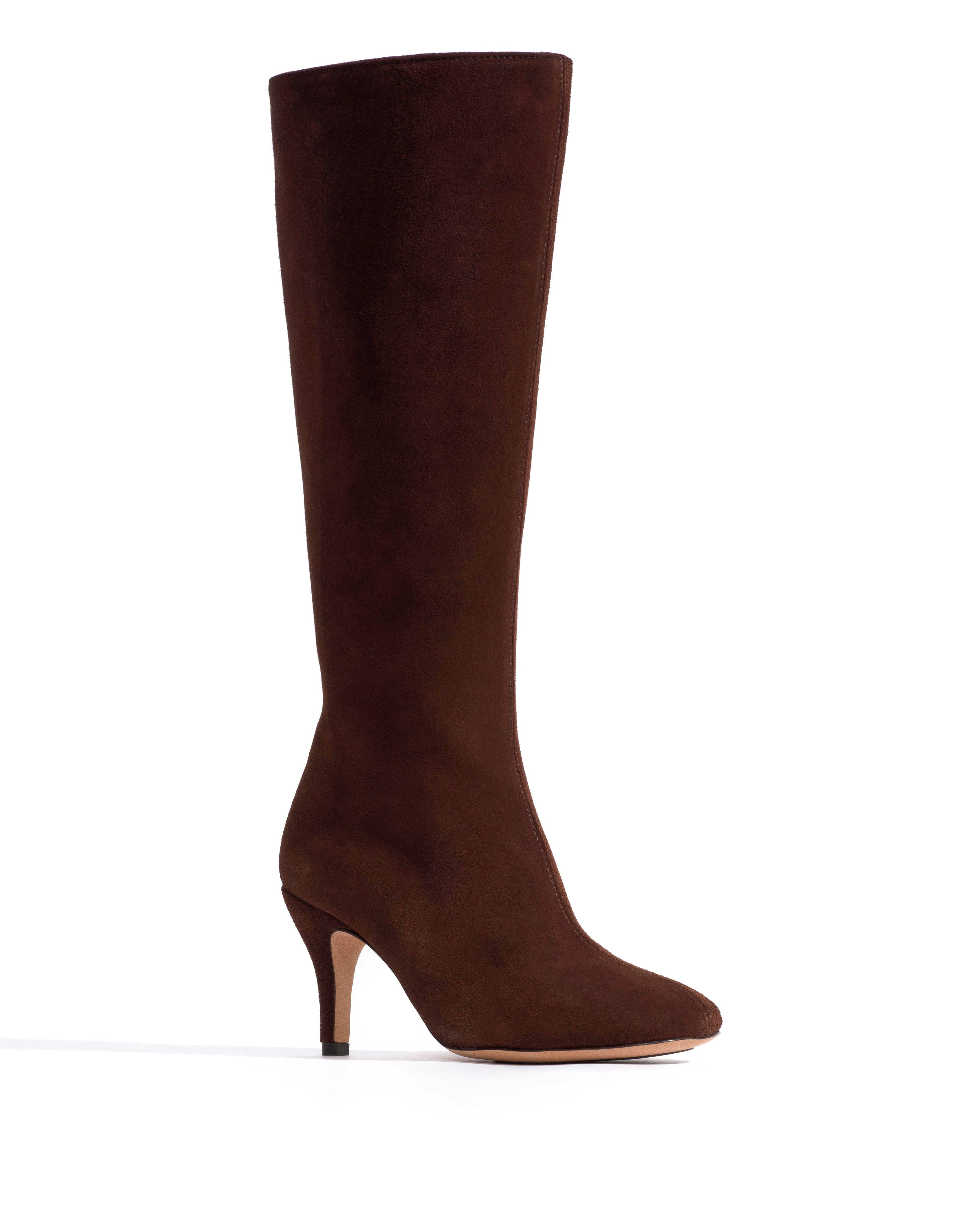 Kali 80 Calf suede Chocolate - Image 2