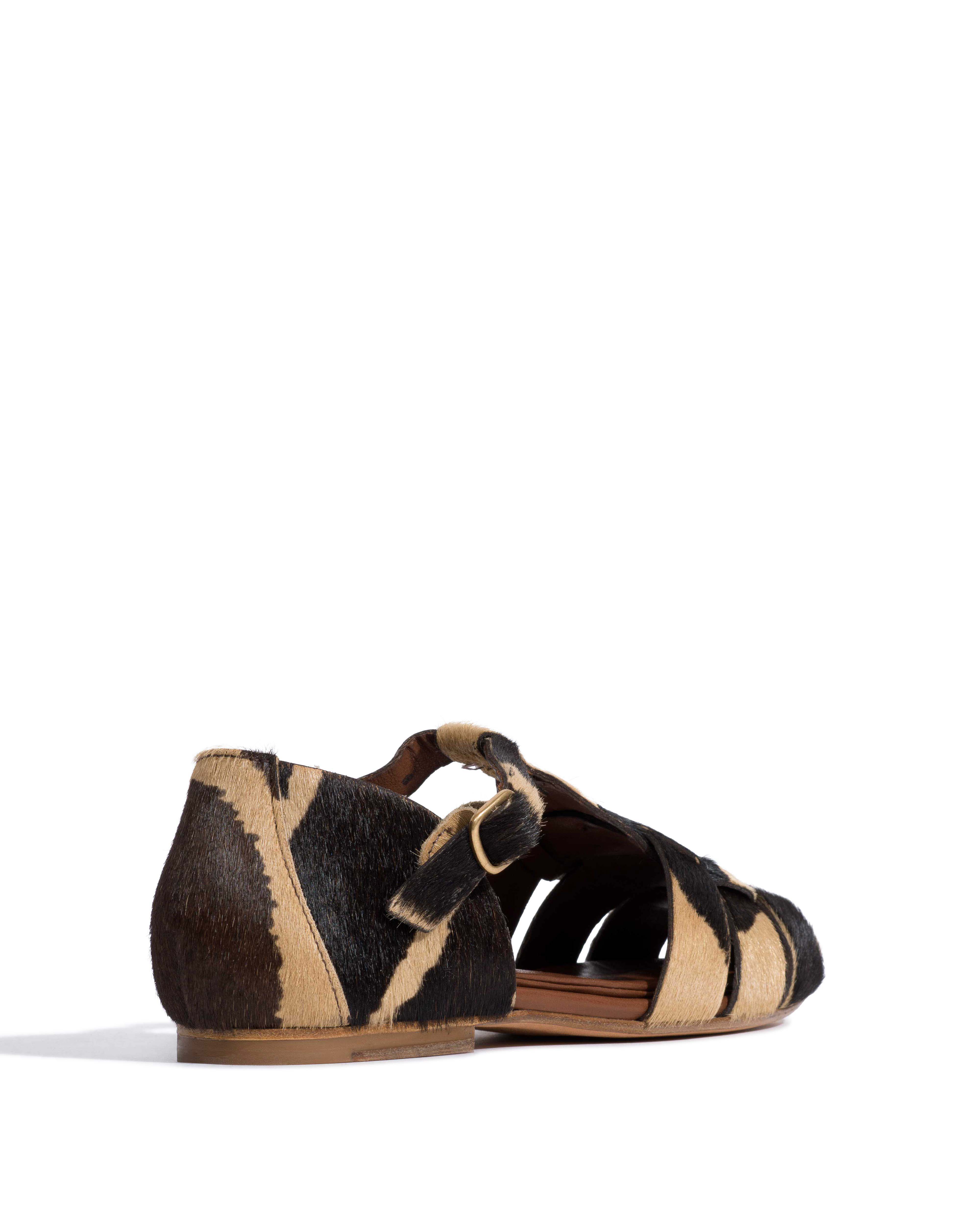 Lain flats Calf hair Tapir - Image 3