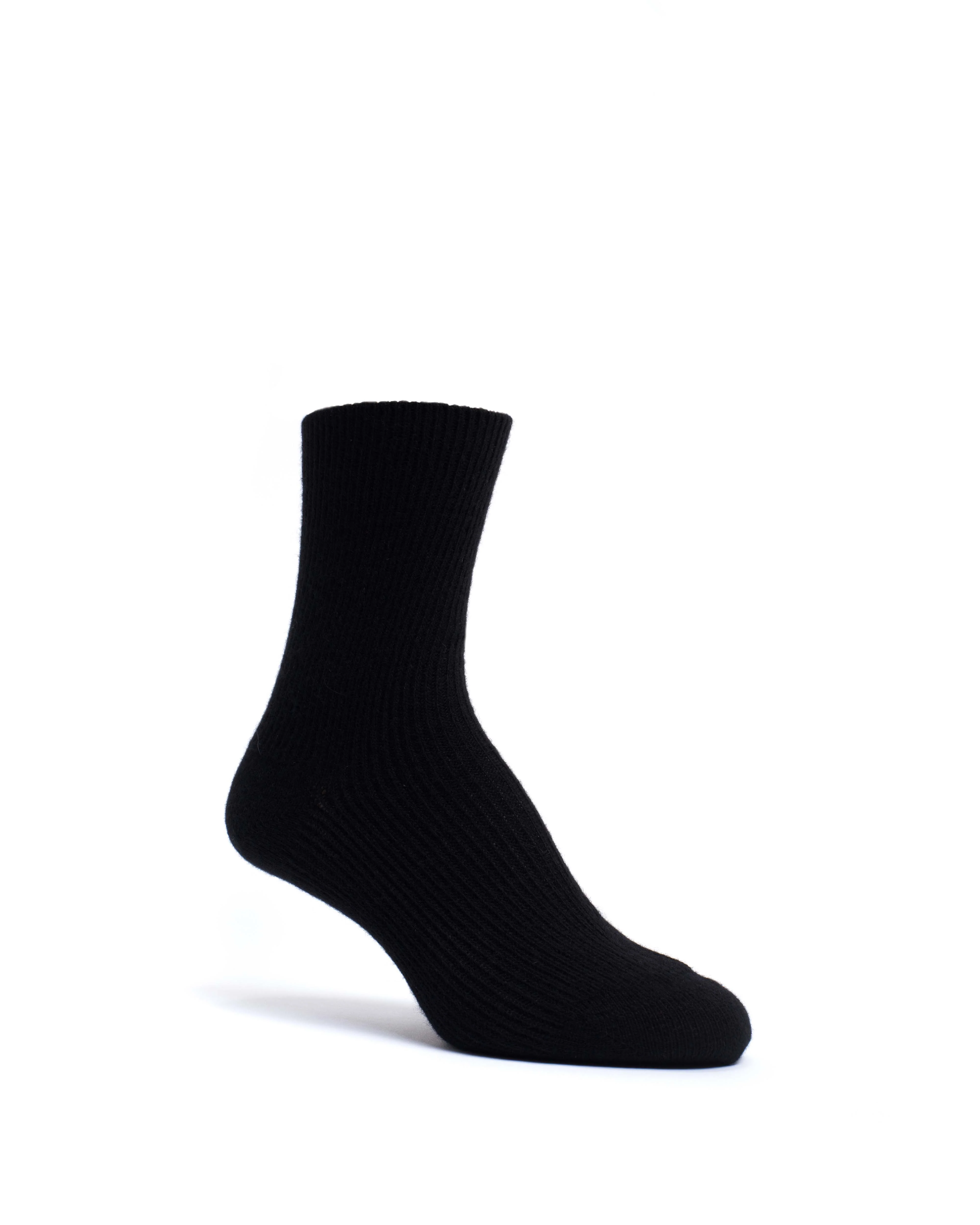 Lanai cashmere socks 70% wool 30% cashmere Black - Image 2