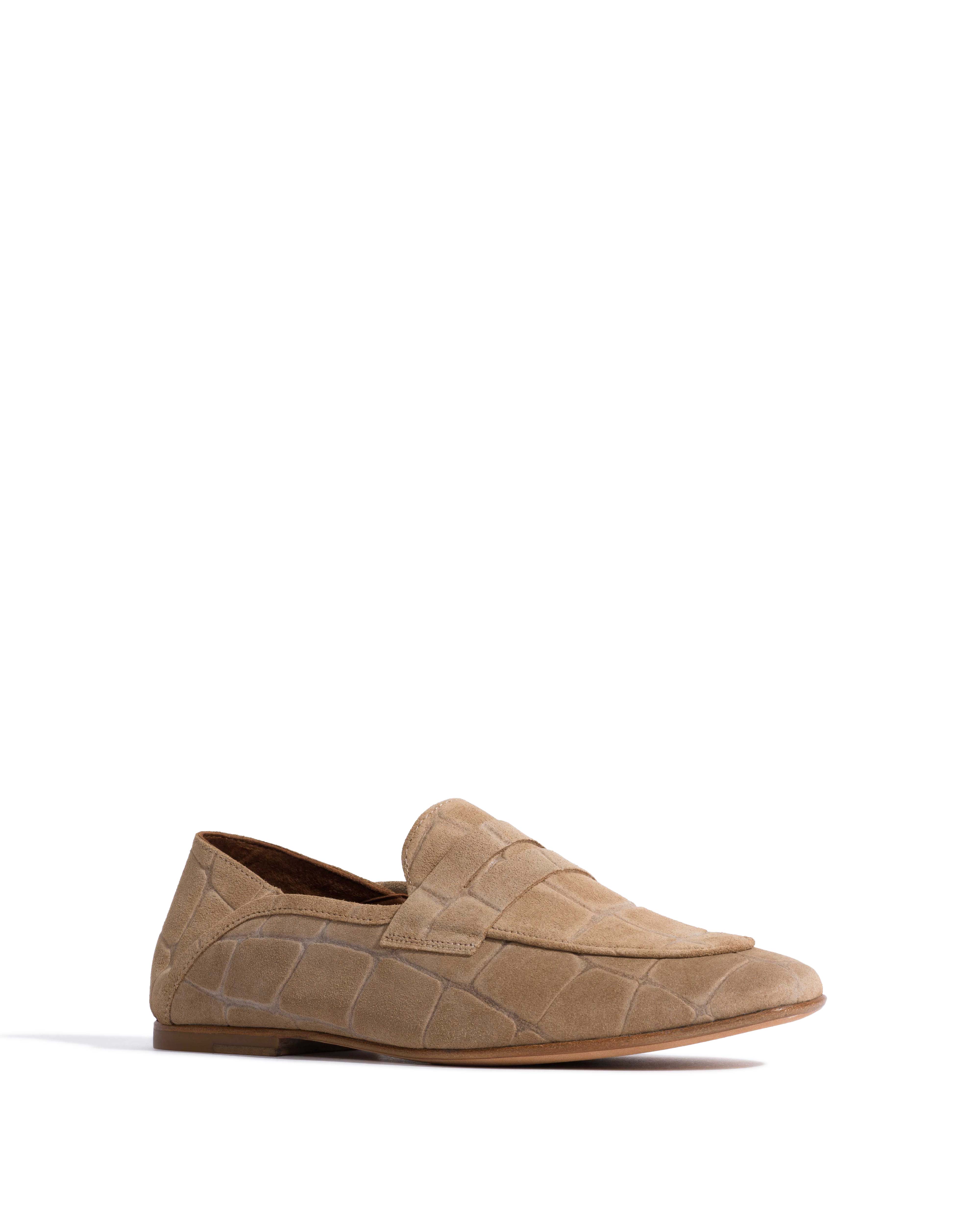 Lindsay Croco calf suede Scirocco - Image 2