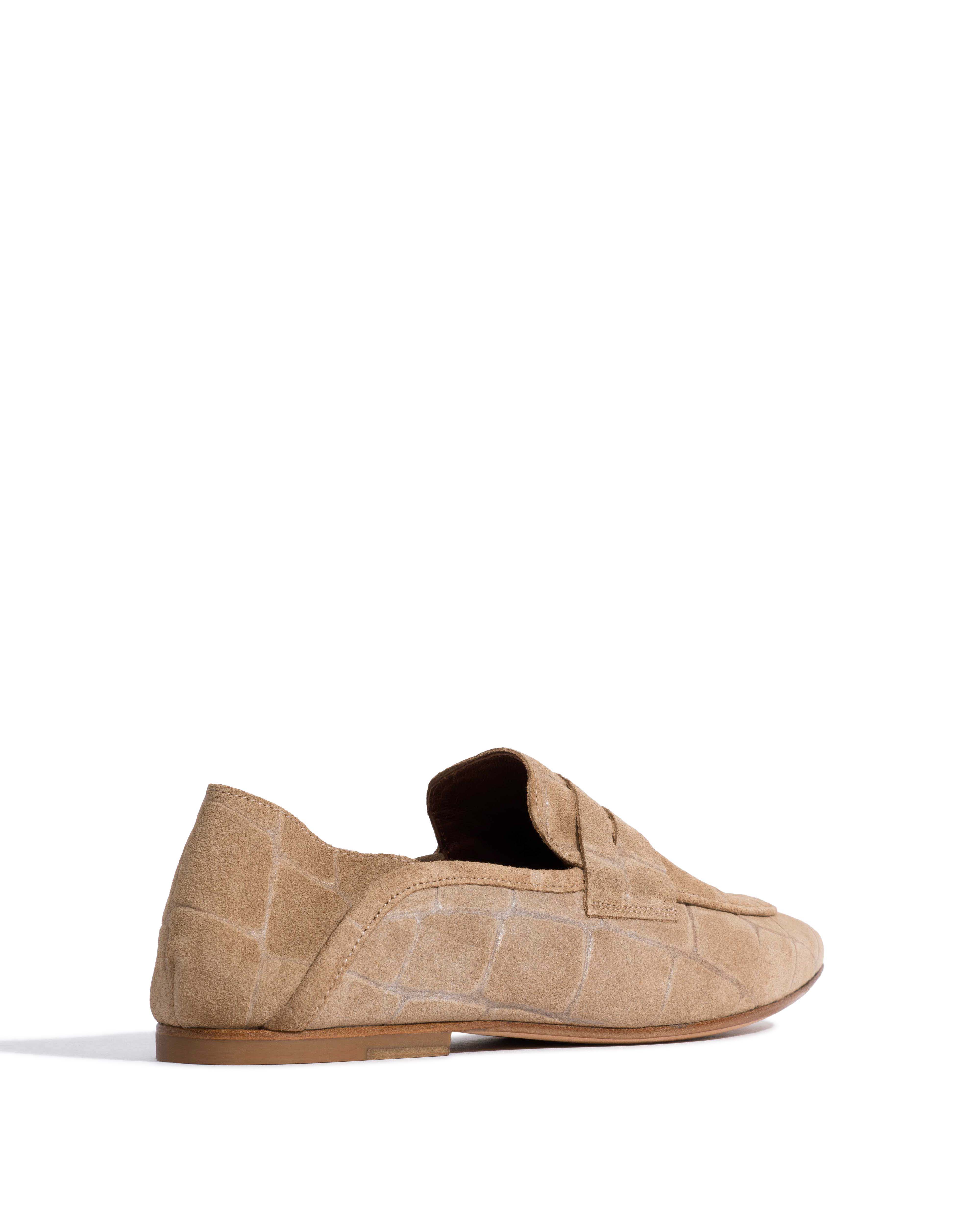 Lindsay Croco calf suede Scirocco - Image 3