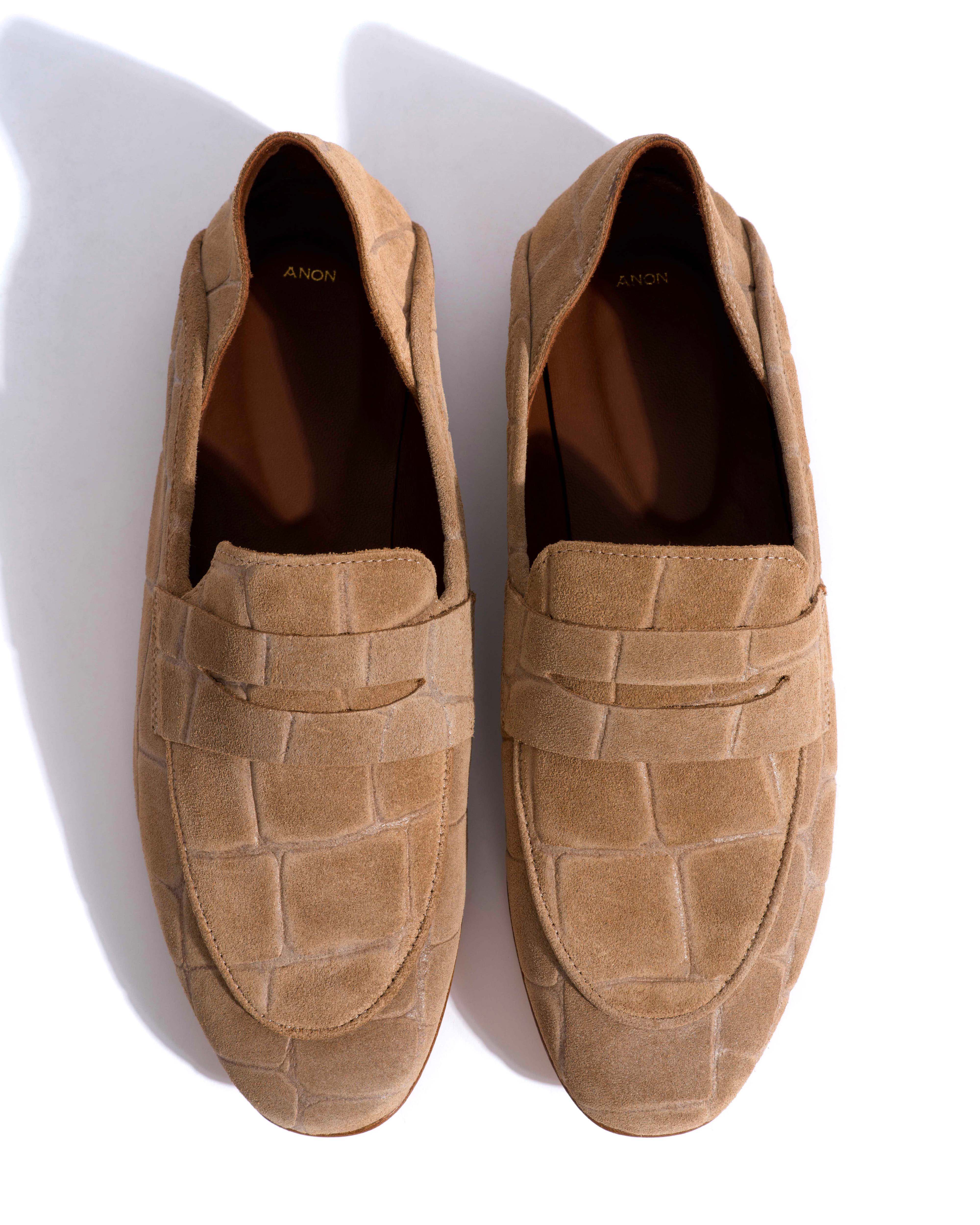 Lindsay Croco calf suede Scirocco - Image 4