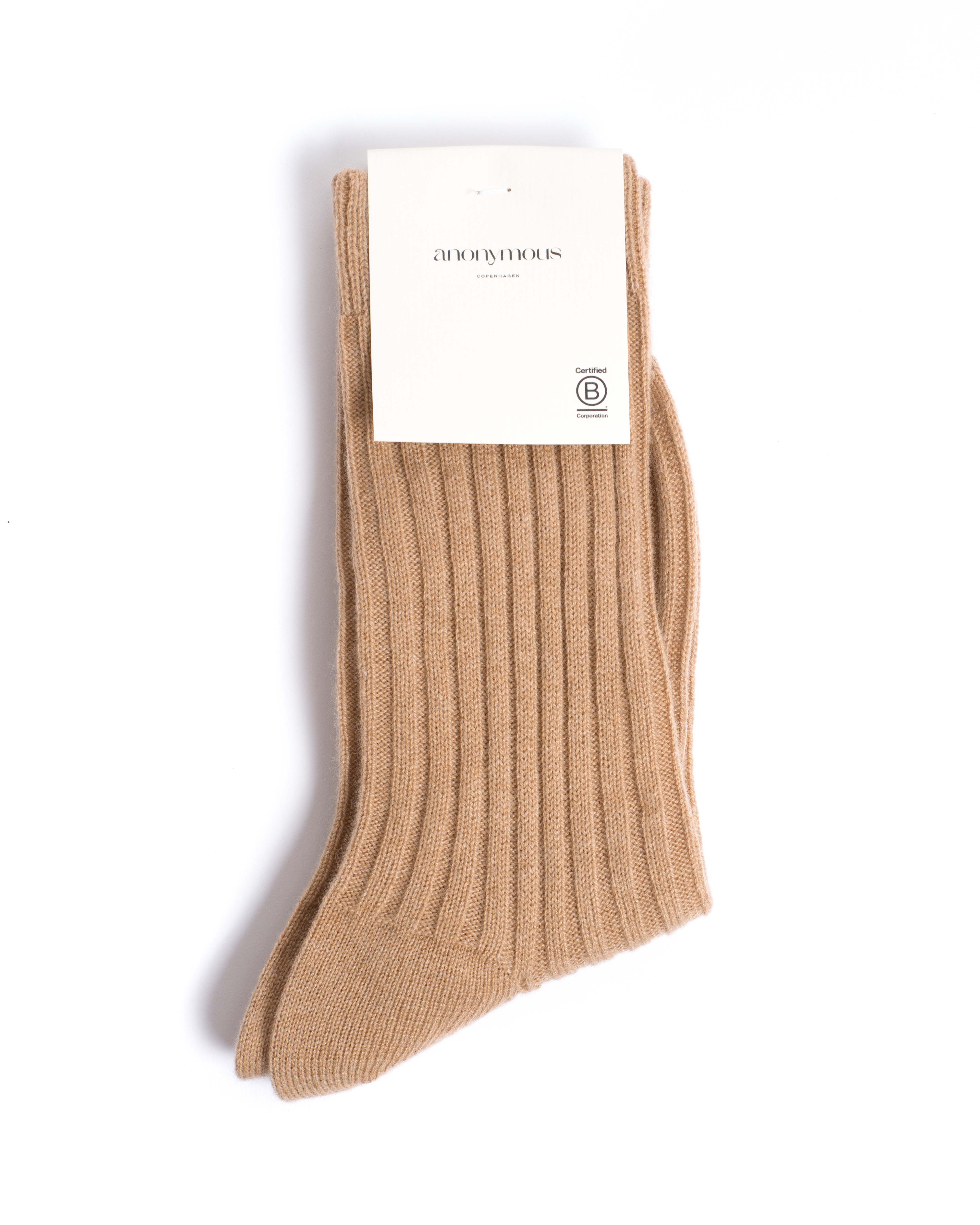 Magdai cashmere socks 100% cashmere (socks) Caramel - Image 3