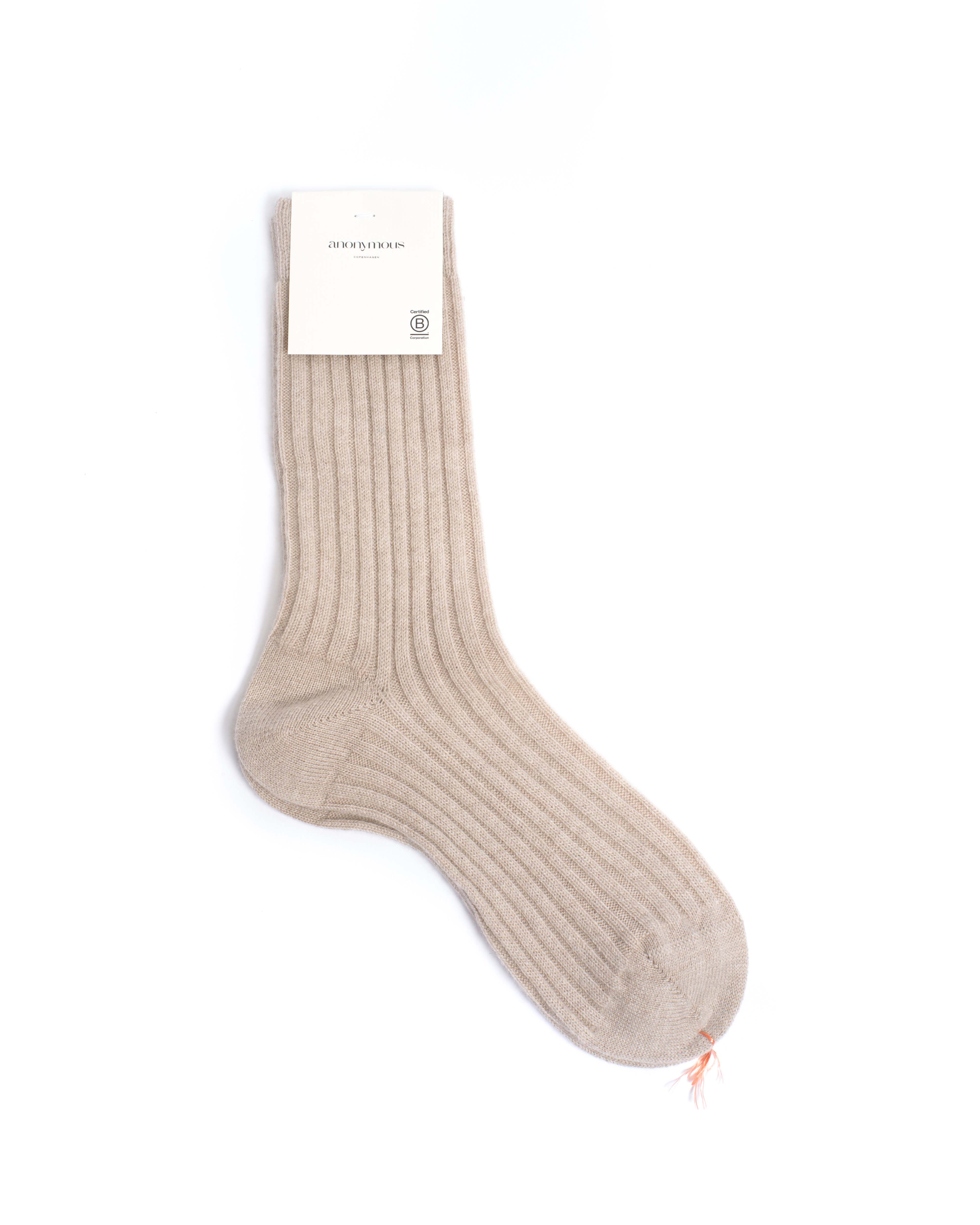 Magdai cashmere socks 100% cashmere (socks) Powder - Image 4