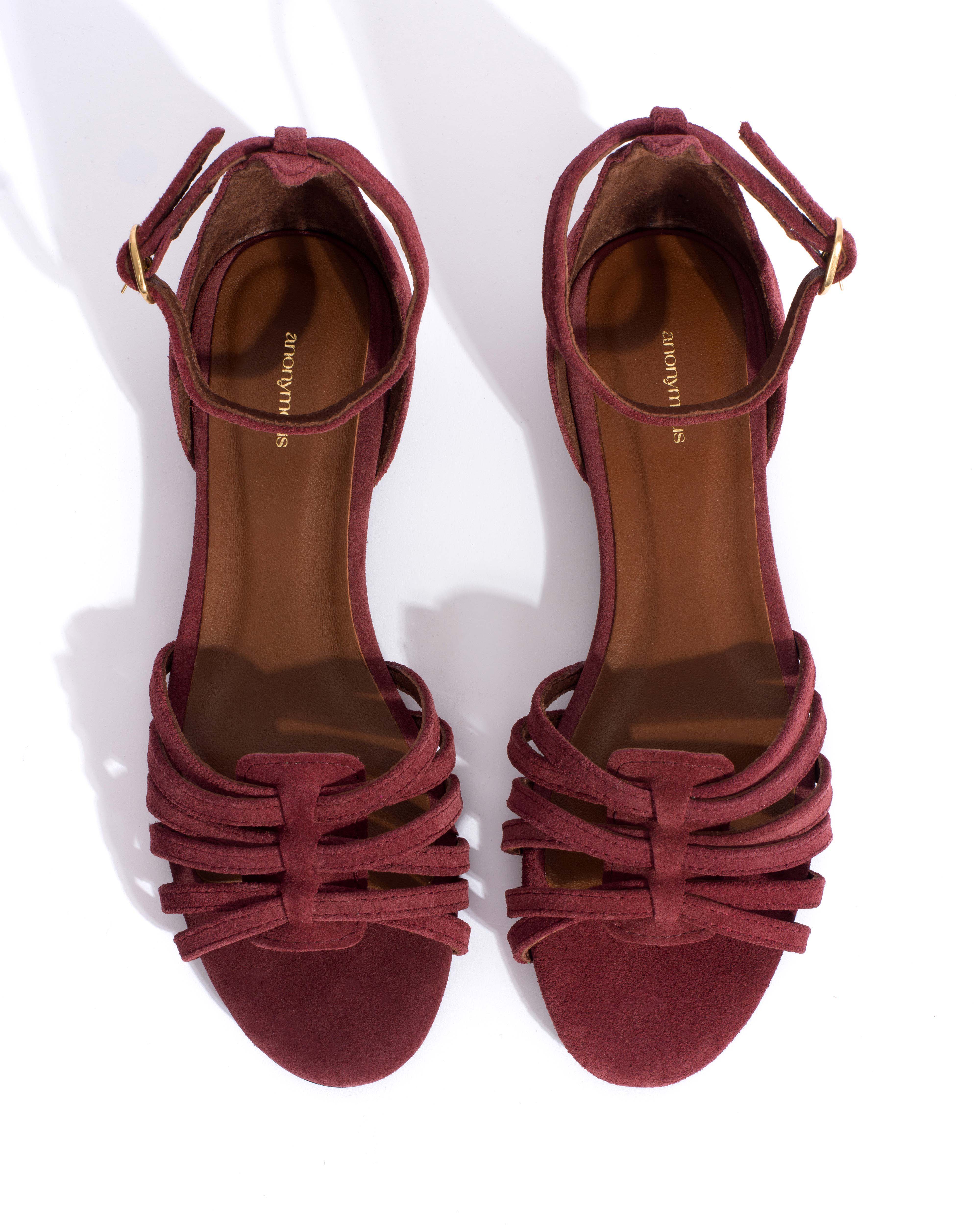 Mareike 10 Calf suede Pomegranate - Image 4