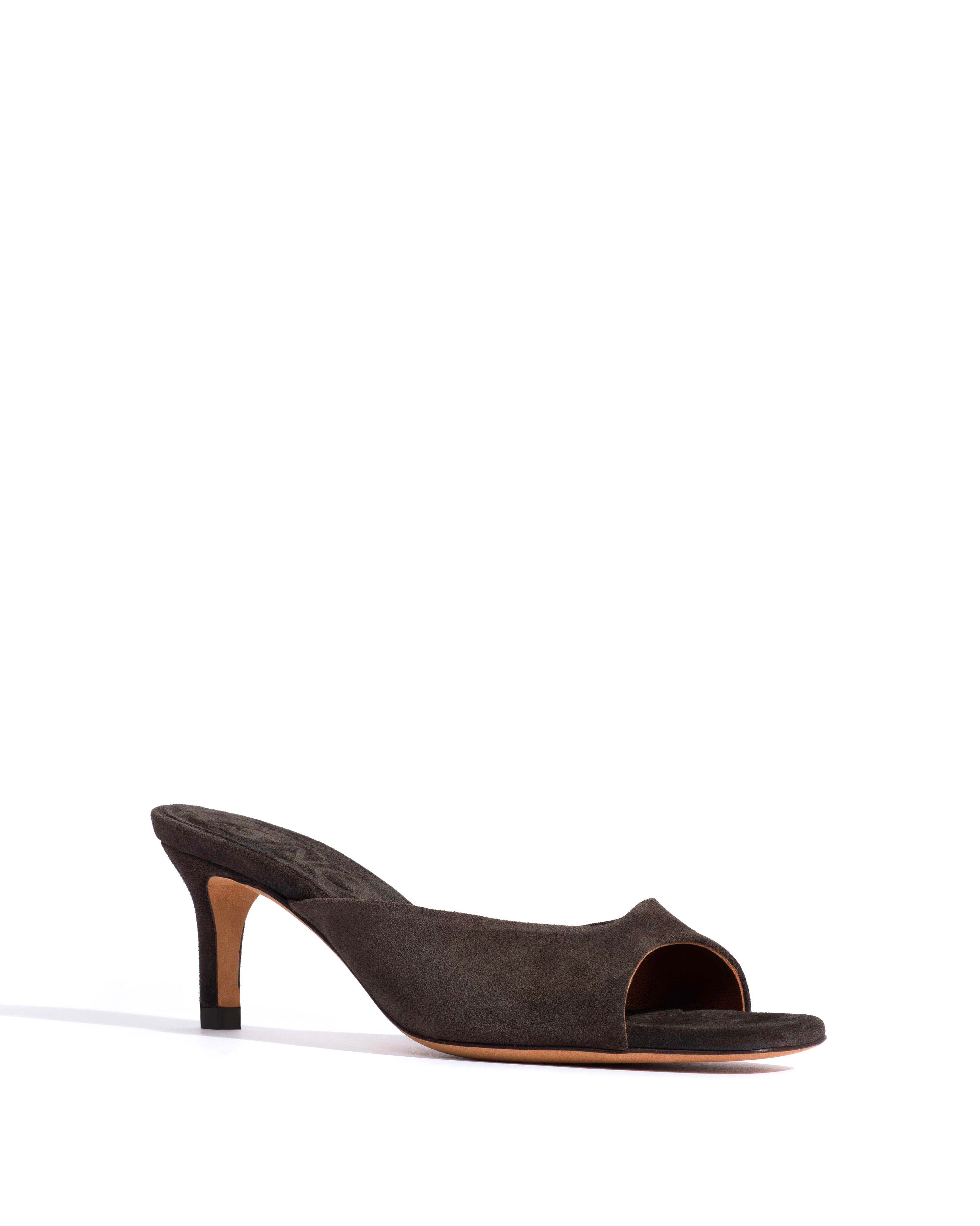 Mazy 55 Calf suede Espresso brown - Image 2