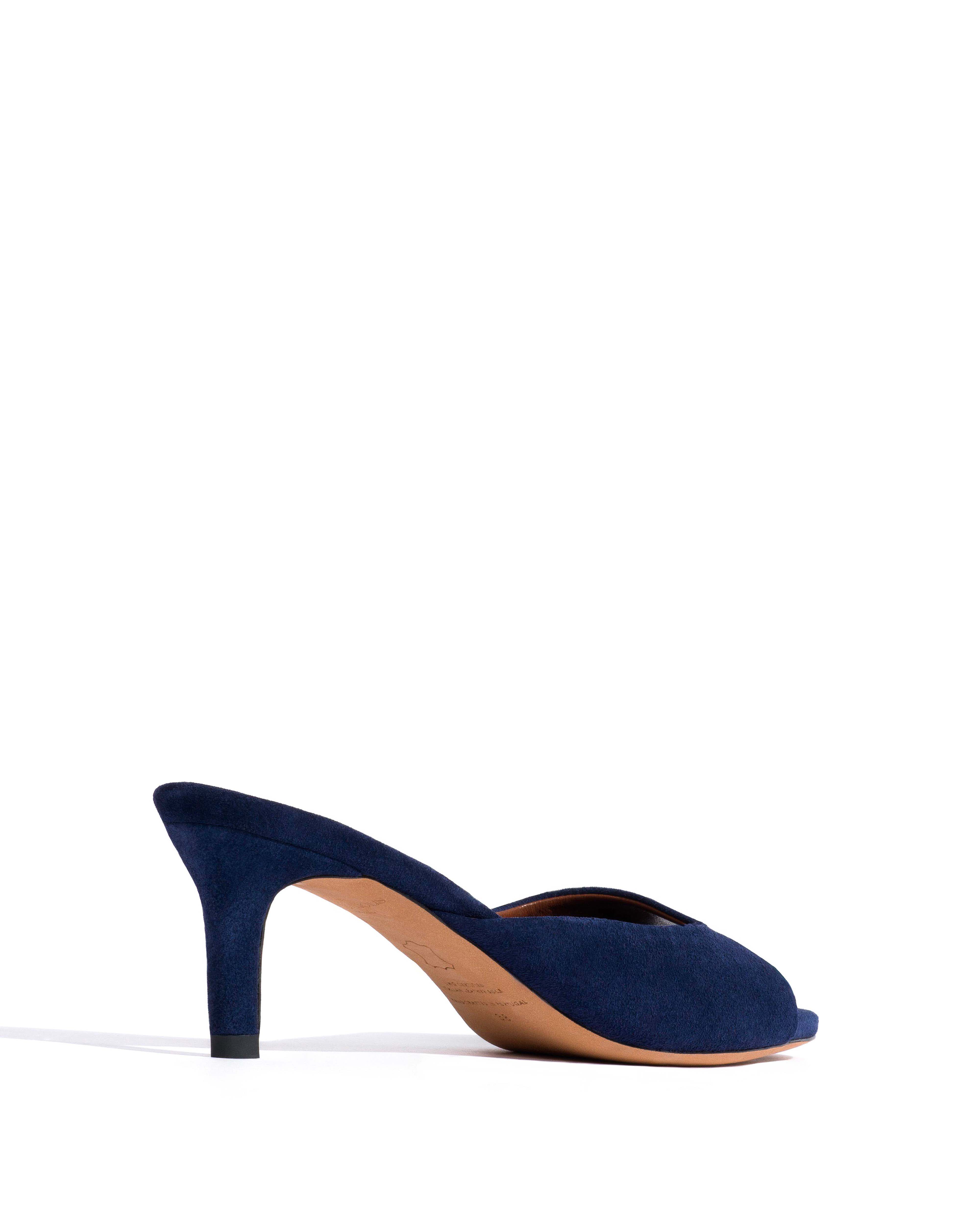 Mazy 55 Calf suede Ink blue - Image 3