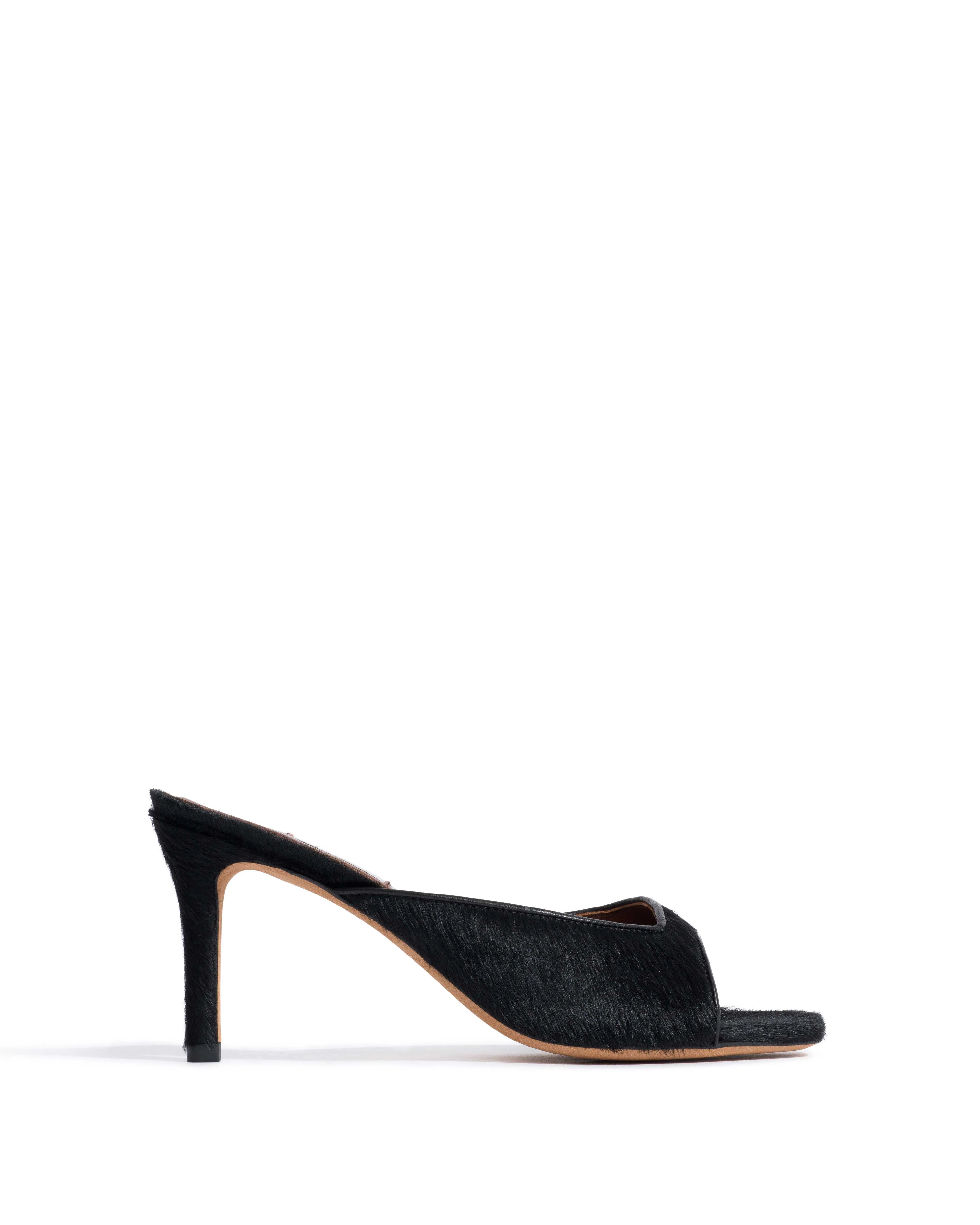 Mazy 75 Calf hair Black