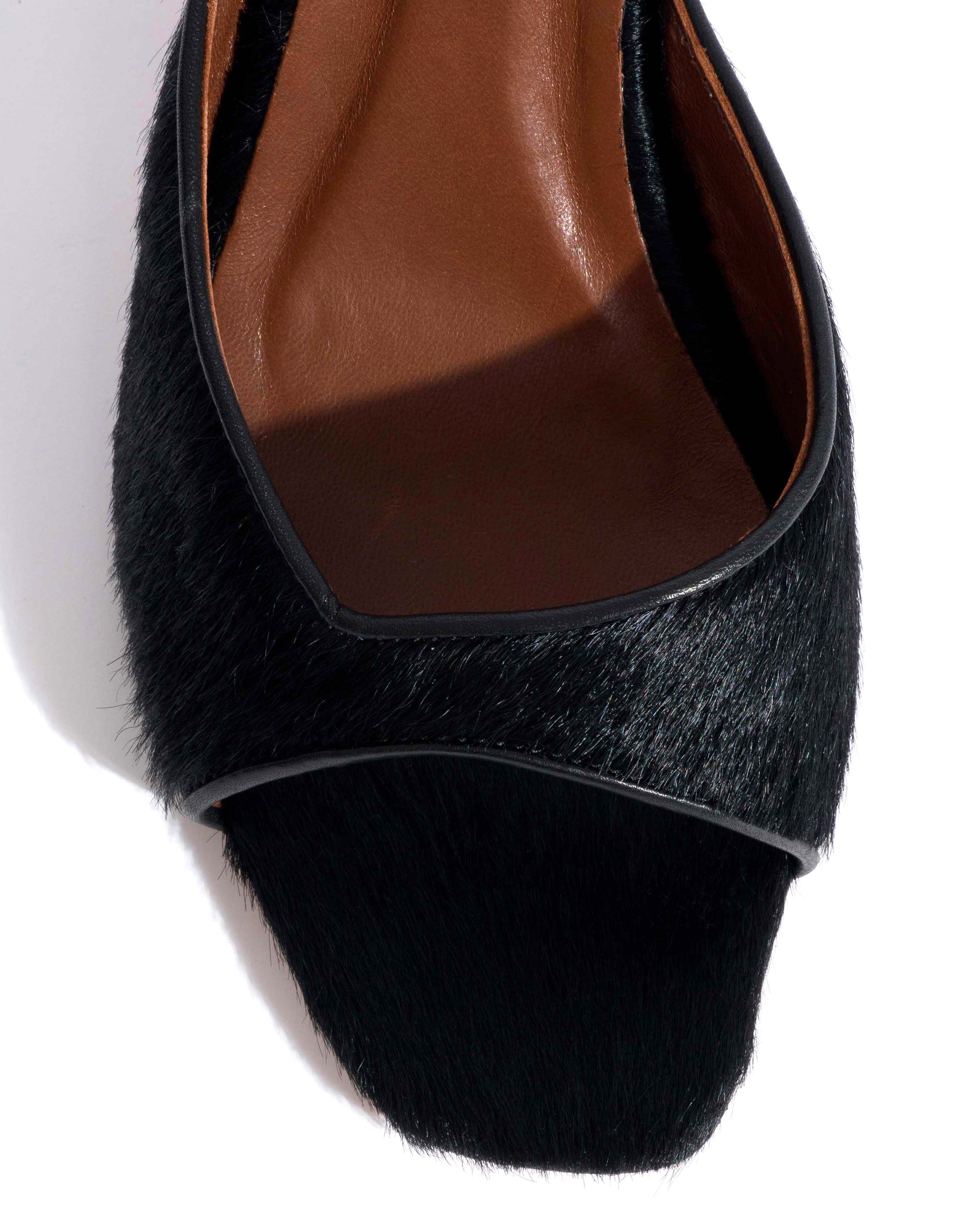 Mazy 75 Calf hair Black - Image 5