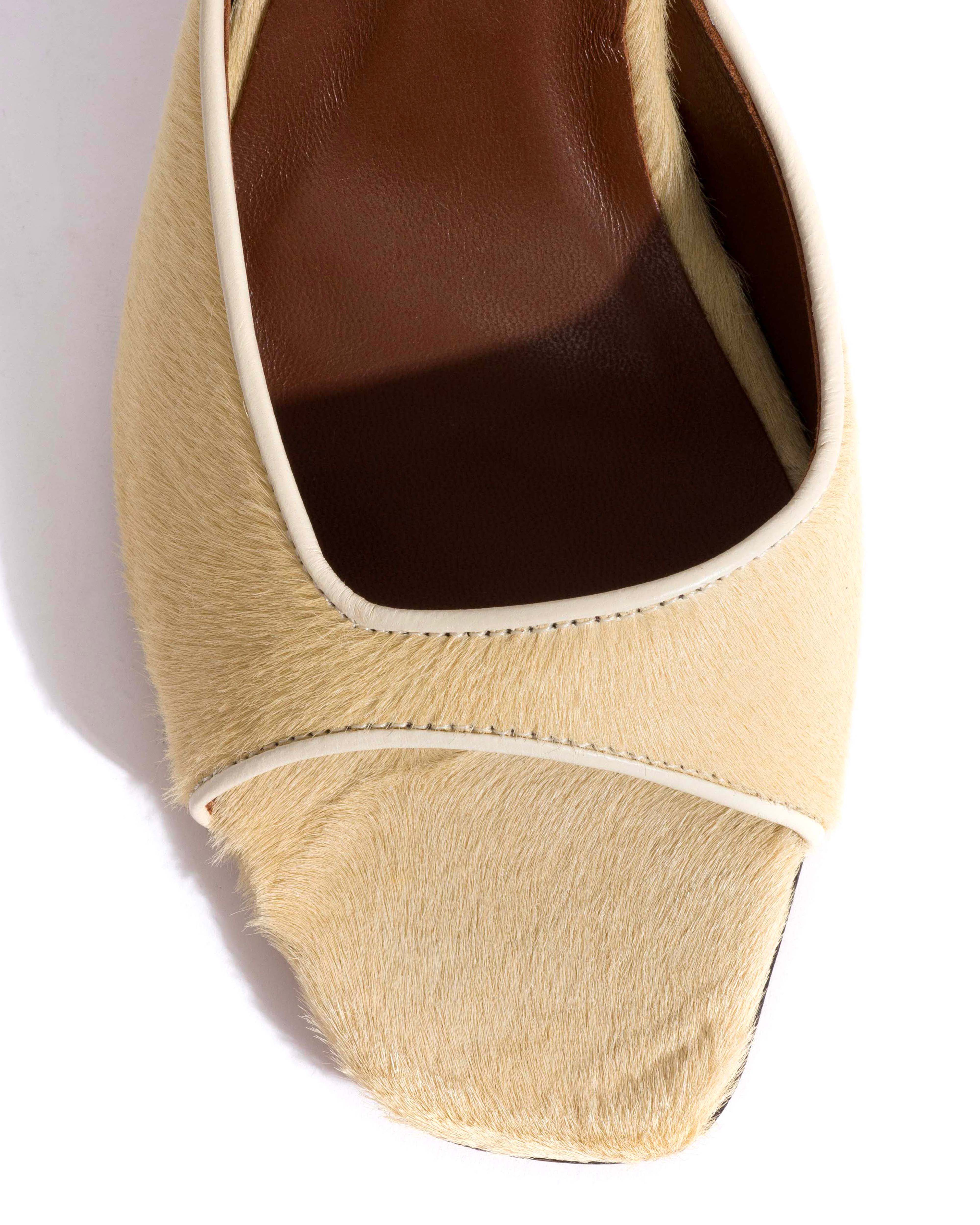 Mazy 75 Calf hair Ivory - Image 5