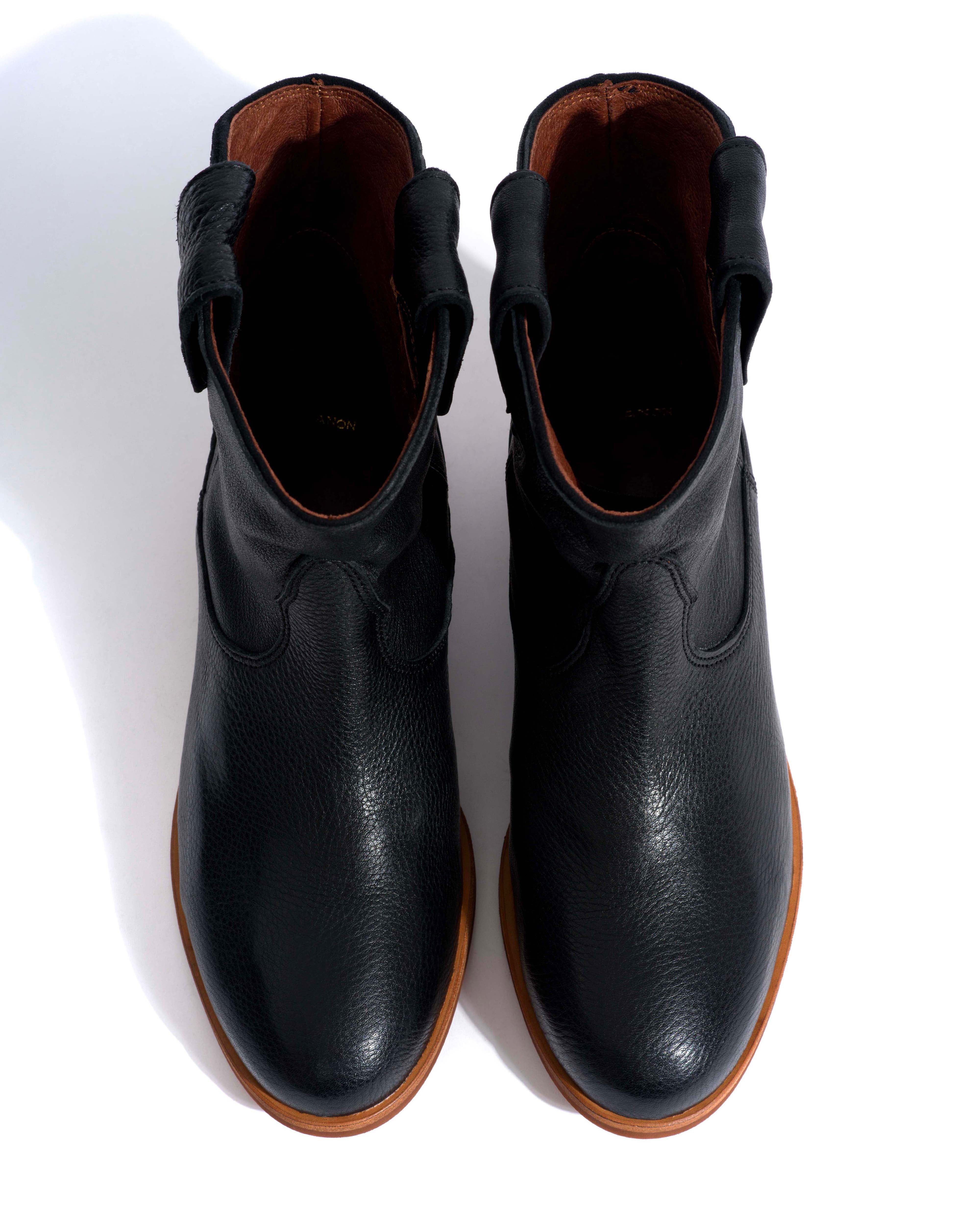 Monja Natural grain soft calf Black - Image 4