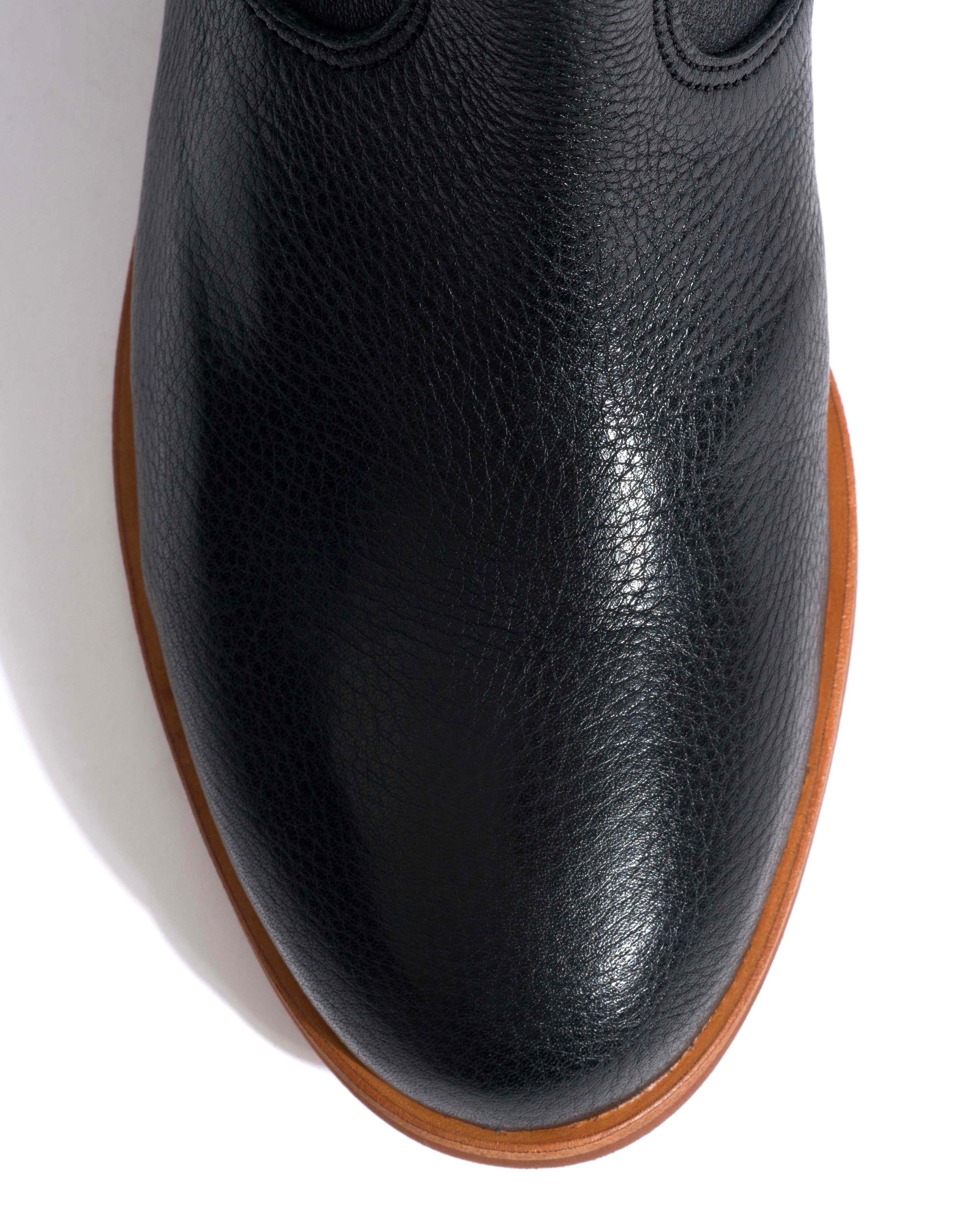 Monja Natural grain soft calf Black - Image 5
