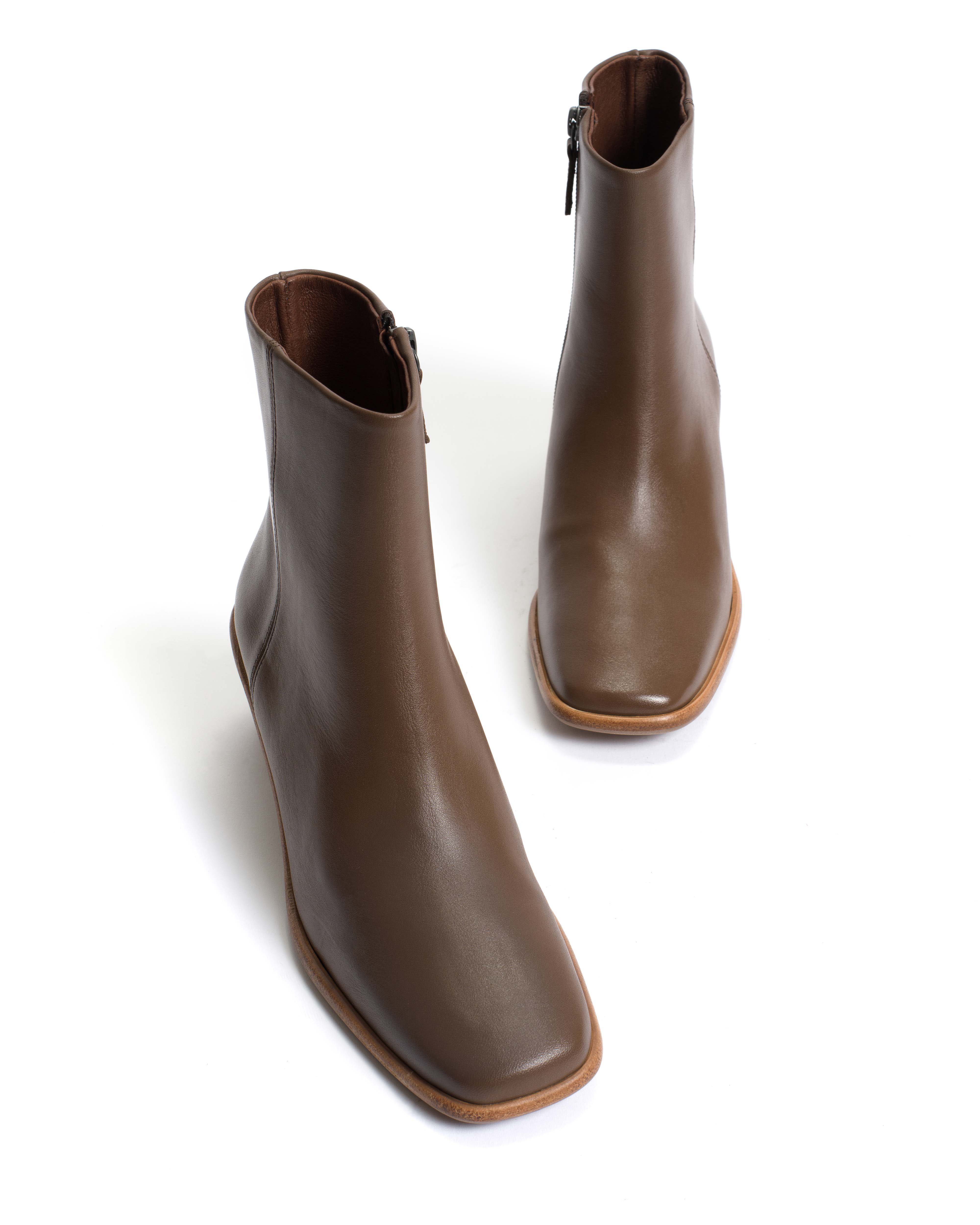 Orielle Soft calf Dark taupe - Image 5