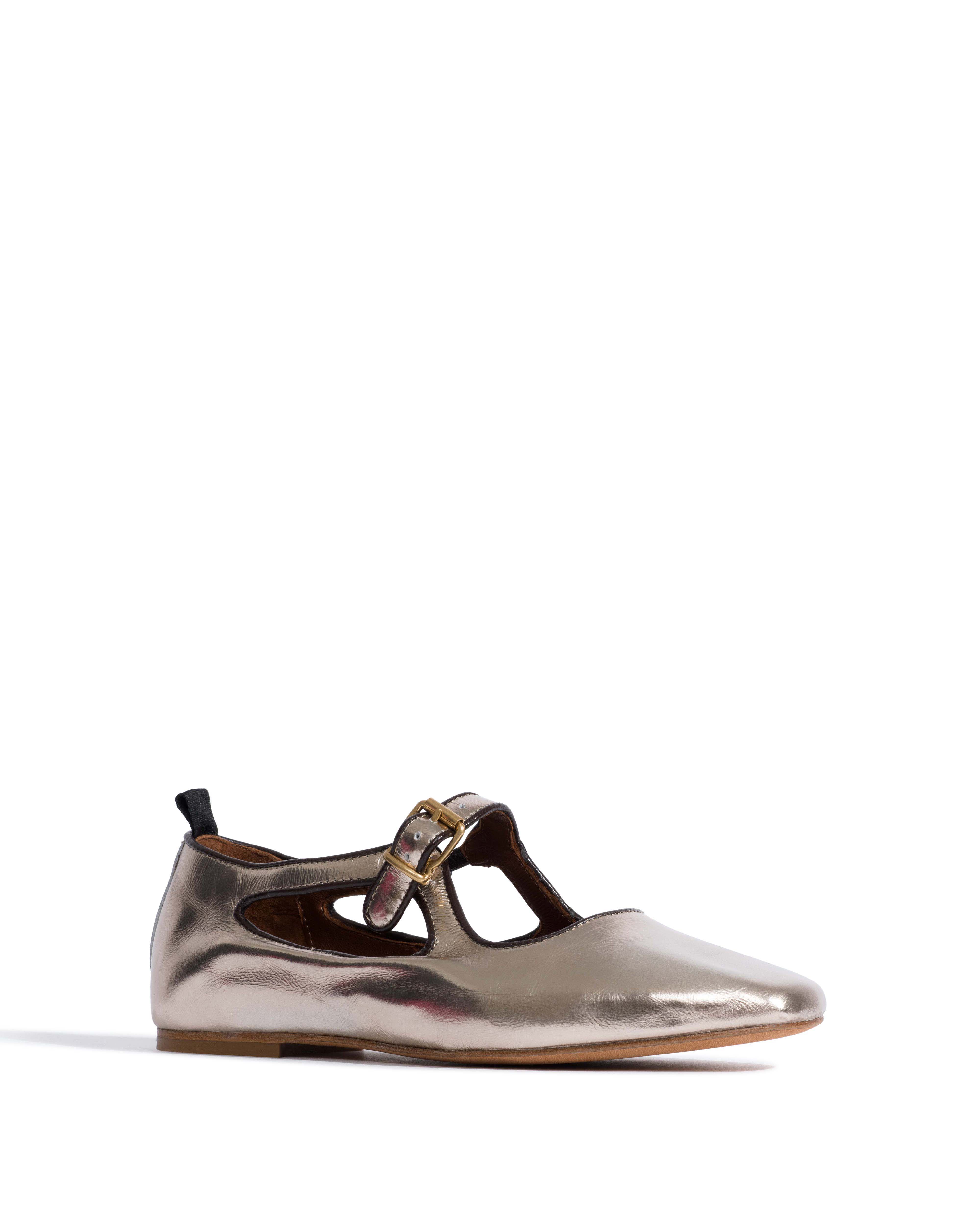 Praise Crinkled metallic lamb Vintage champagne - Image 2