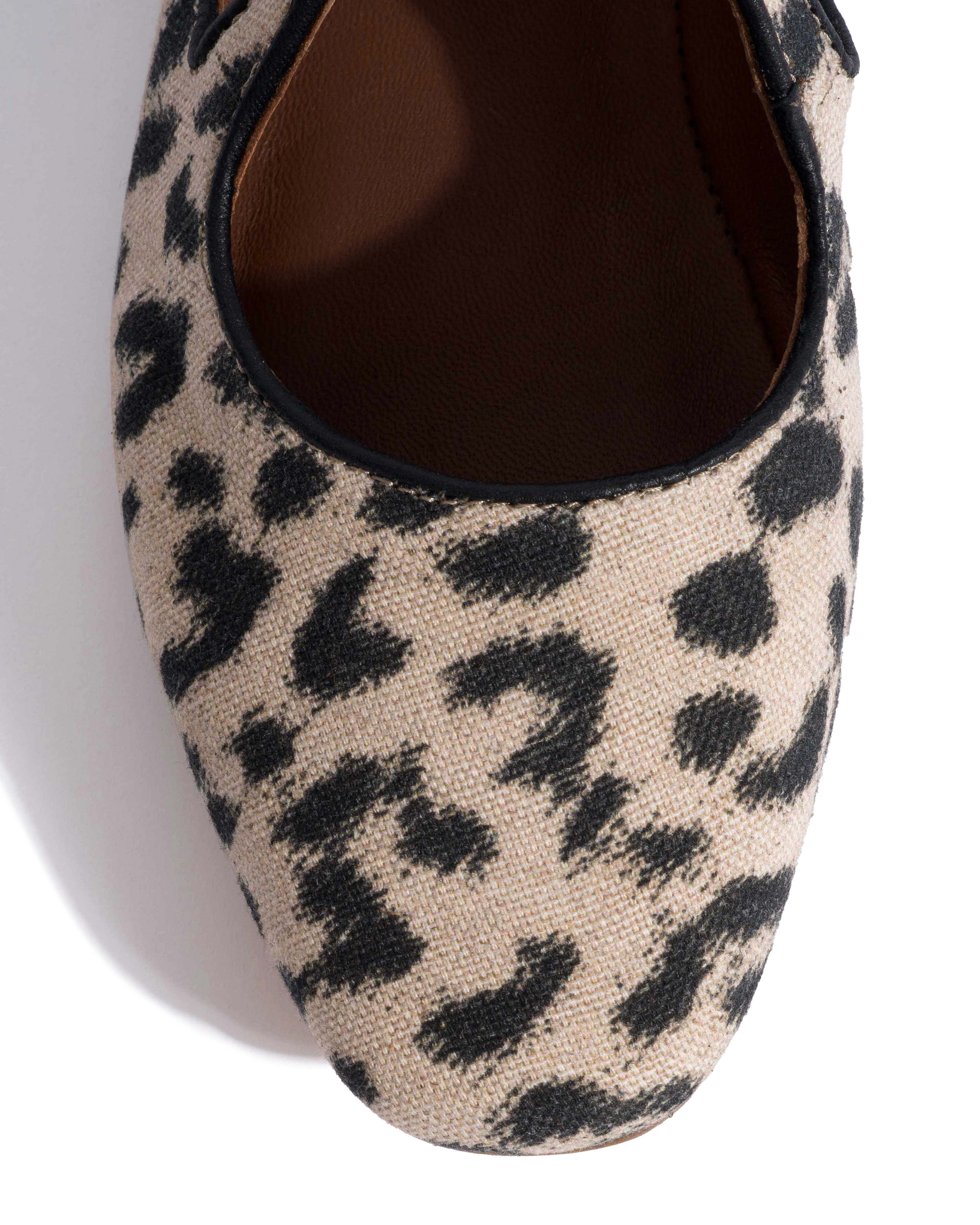 Praise Natural cotton-linen Leopard - Image 5