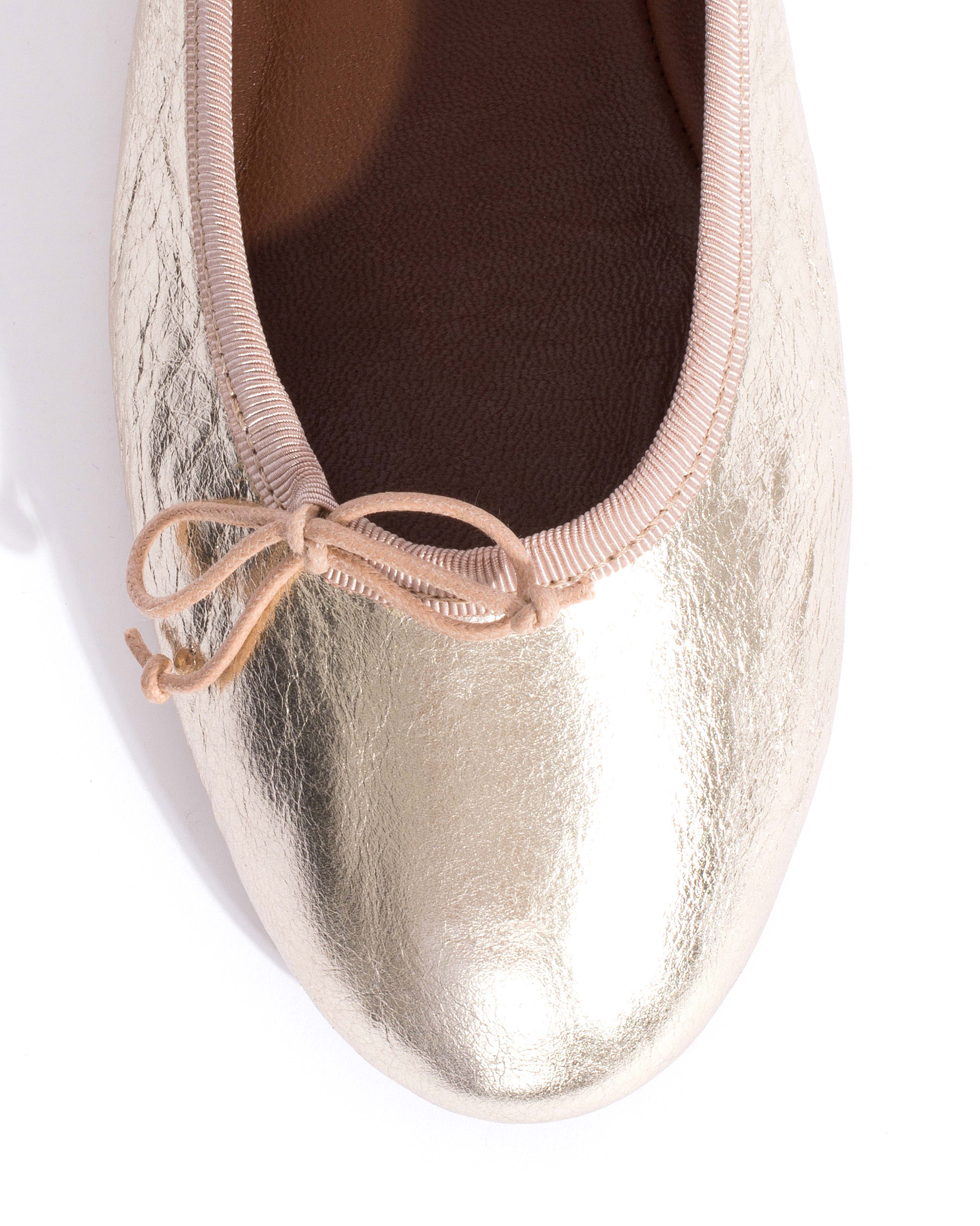 Rhina Grained metallic lamb Champagne - Image 6