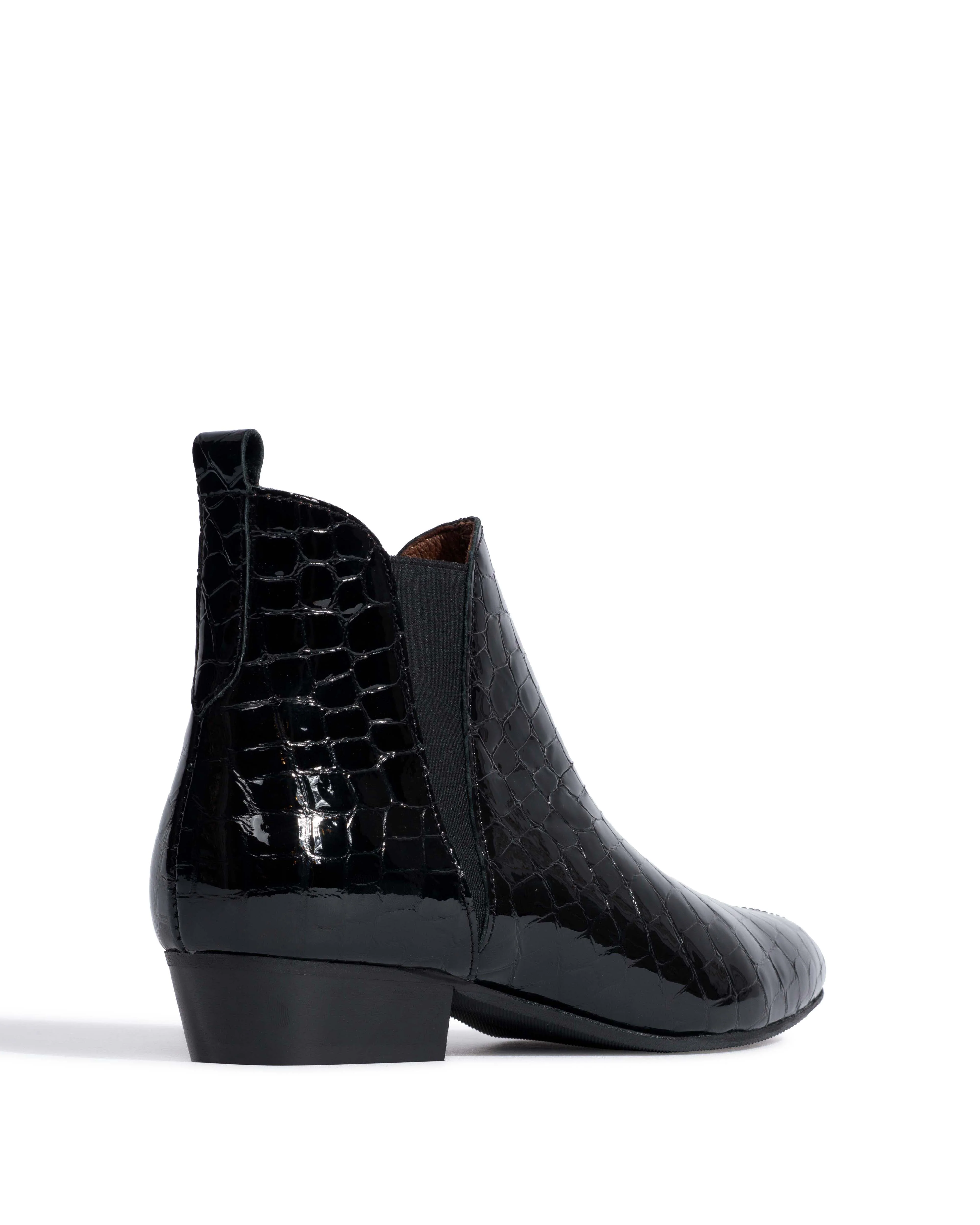 Rita Polished croco calf Black - Image 3