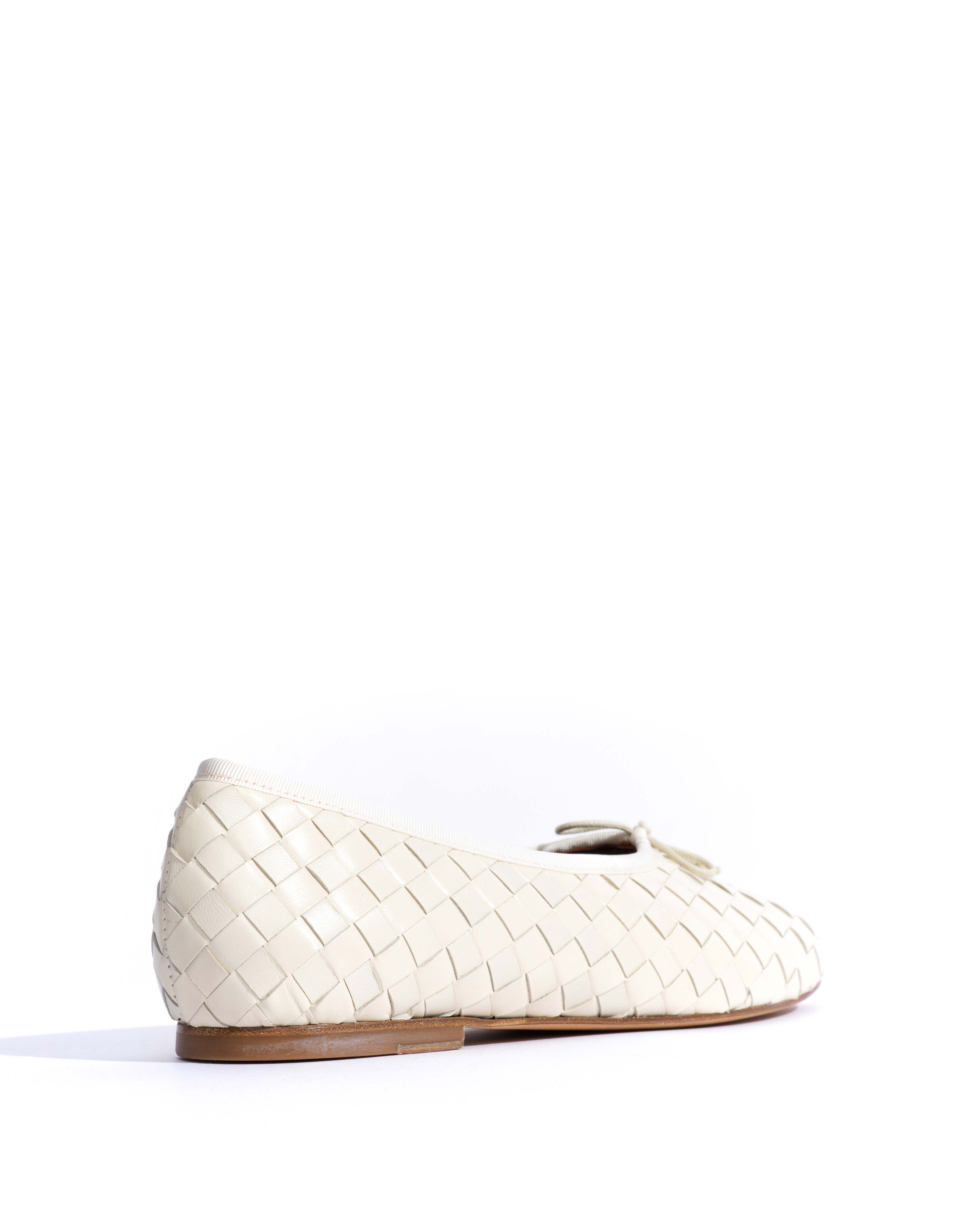 Sacha interlace Shiny lamb White sand - Image 4