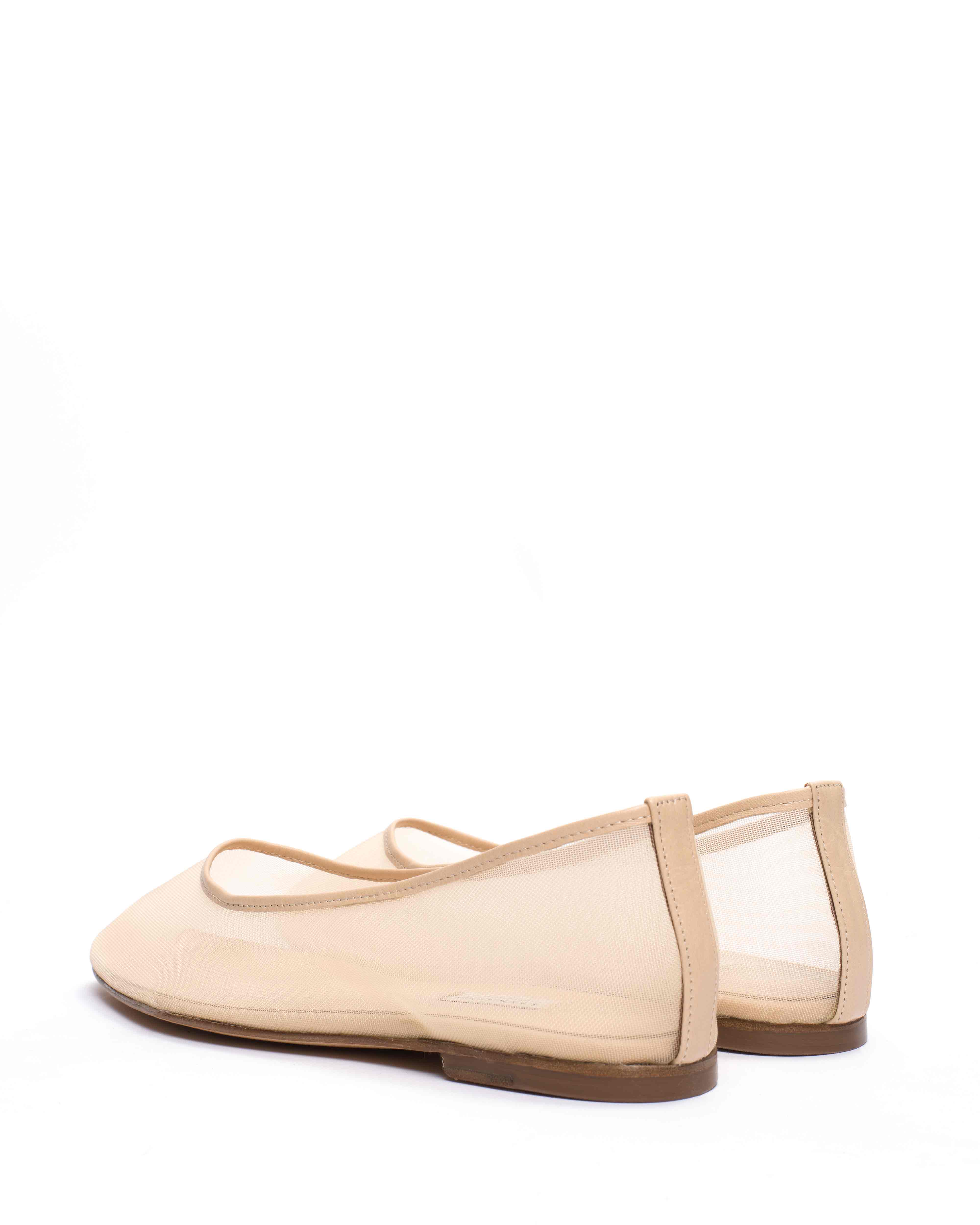 Sacha mesh Shiny lamb & mesh Vanilla cream - Image 4