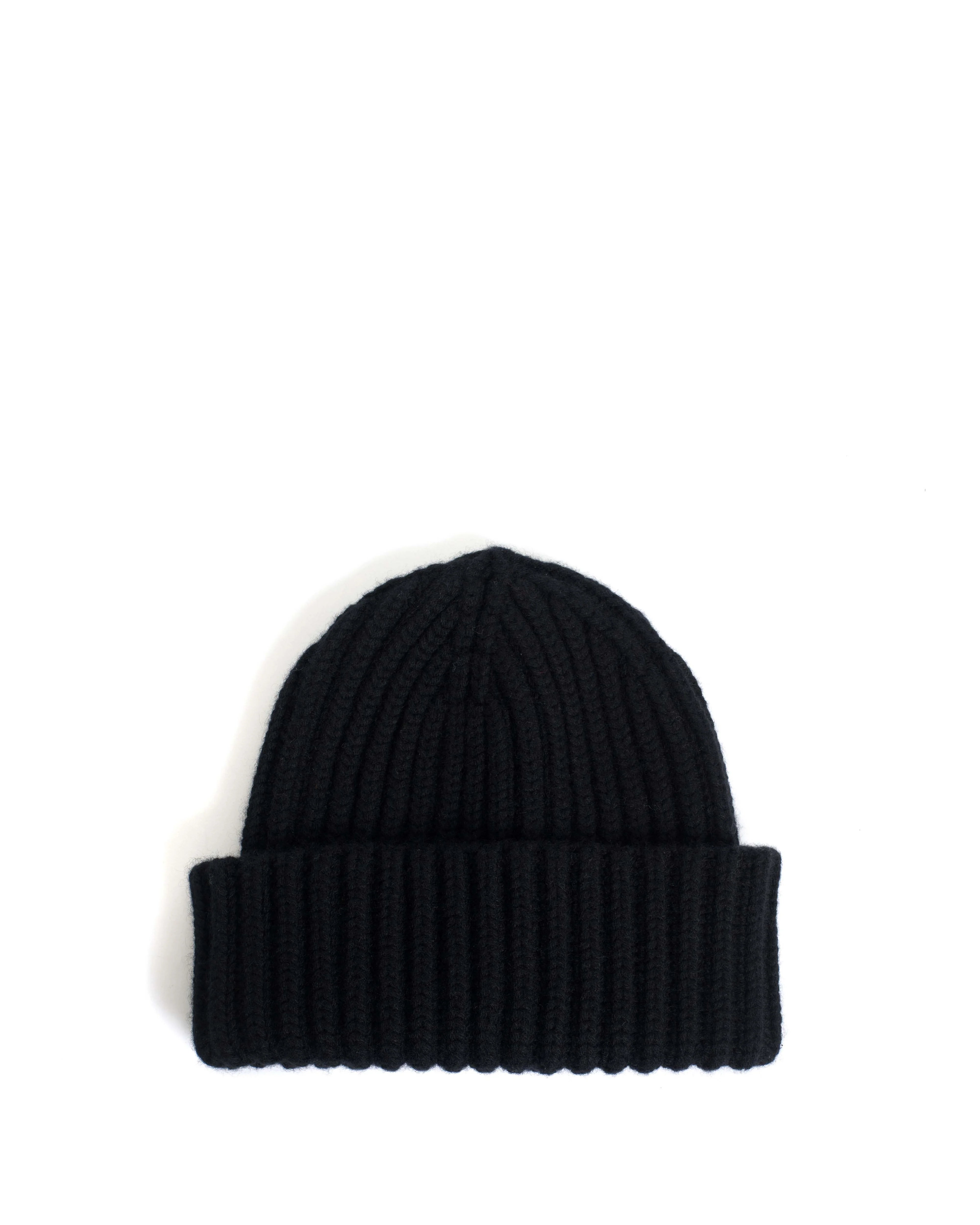 Sandra beanie 100% cashmere Black - Image 2