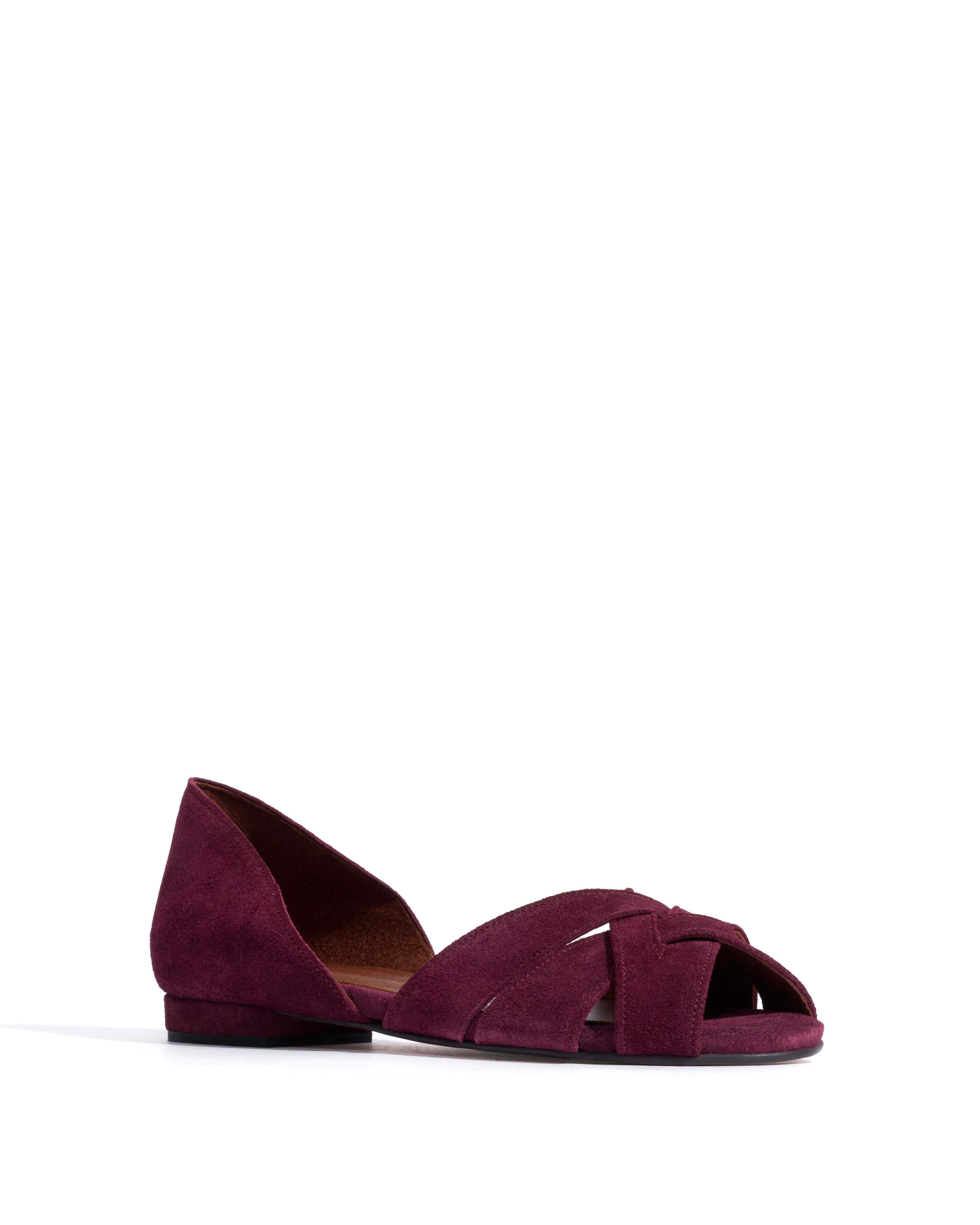 Sanni 20 Calf suede Fig purple - Image 2