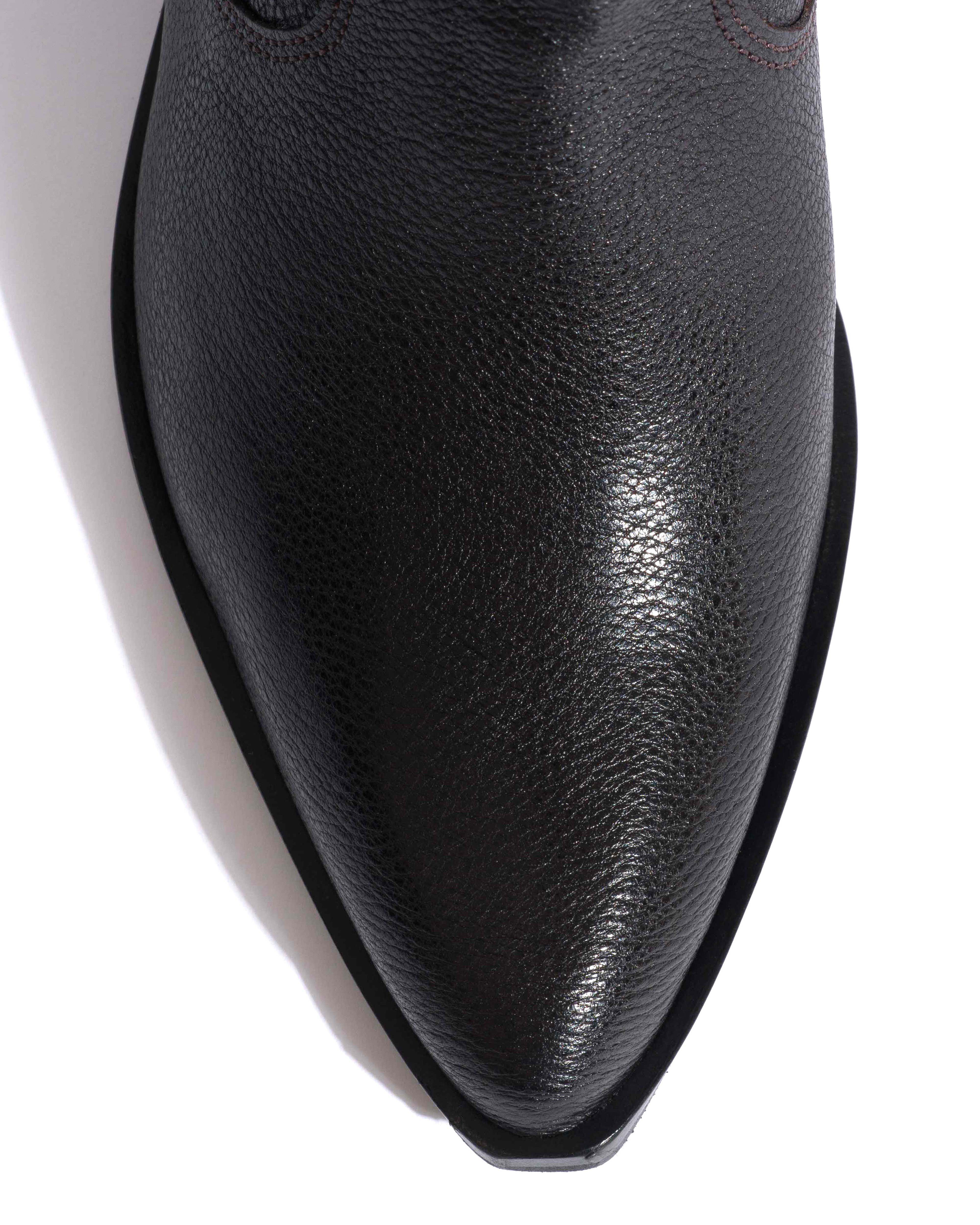 Saseline 35 Natural grain soft calf Espresso brown - Image 5